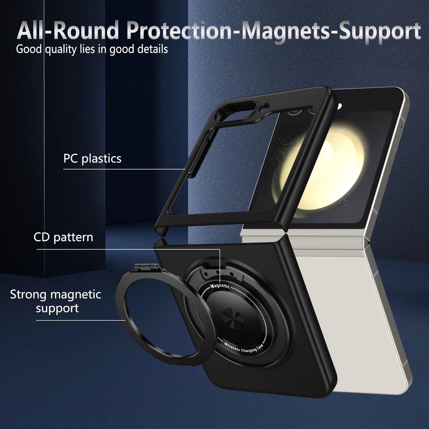 frosted-ring-stand-galaxy-z-flip5-wireless-charging-case_2