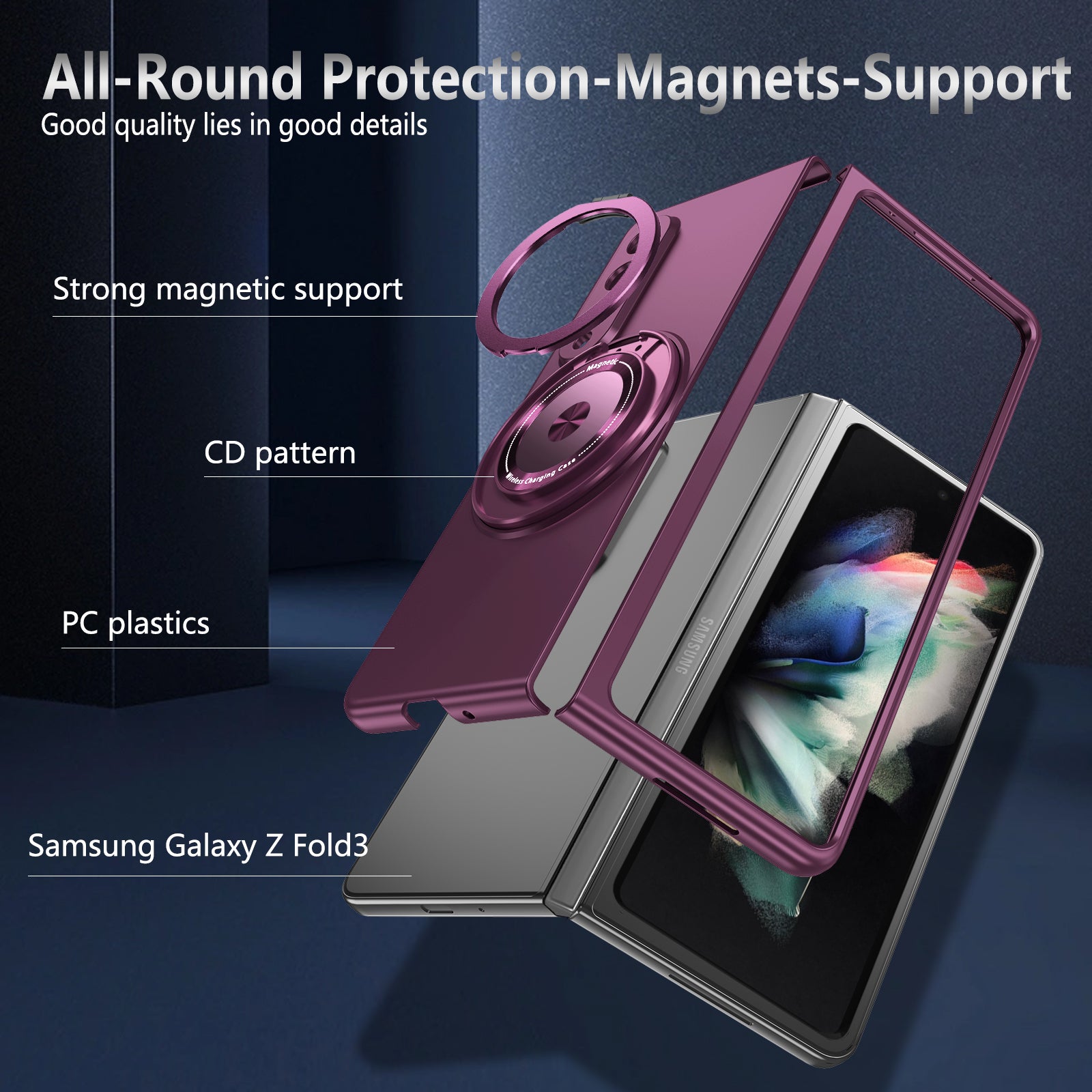frosted-ring-stand-galaxy-z-fold3-wireless-charging-case_2