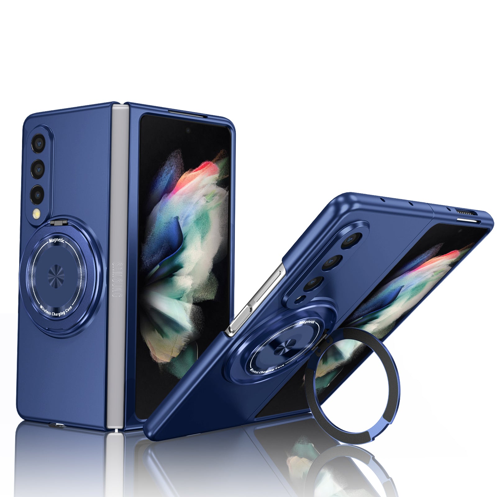 frosted-ring-stand-galaxy-z-fold3-wireless-charging-case_5