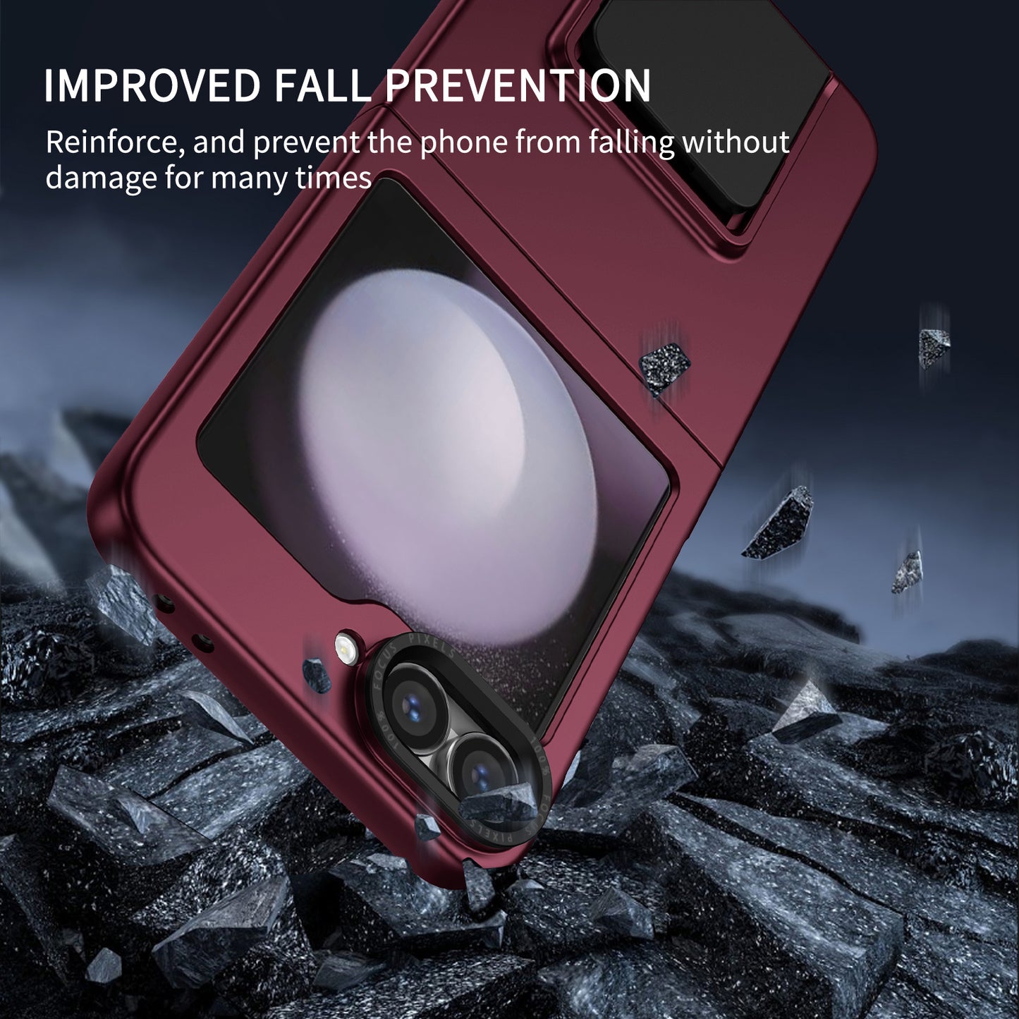 frosted-stereo-slip-stand-galaxy-z-flip6-case-dual-protection_3