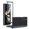 AG Frosted Galaxy Z Fold7 Case: Vacuum-plated matte PC cover with built-in front tempered glass—no film needed. Features all-inclusive hinged protection & auto-rebound springs for drop/shock resistance. Anti-smudge, fingerprint-proof, and scratch-resistant. Available in Sky Blue, Black, Red, Gold, Blue & Purple. Slim, rugged, and built to save your screen and hinge.