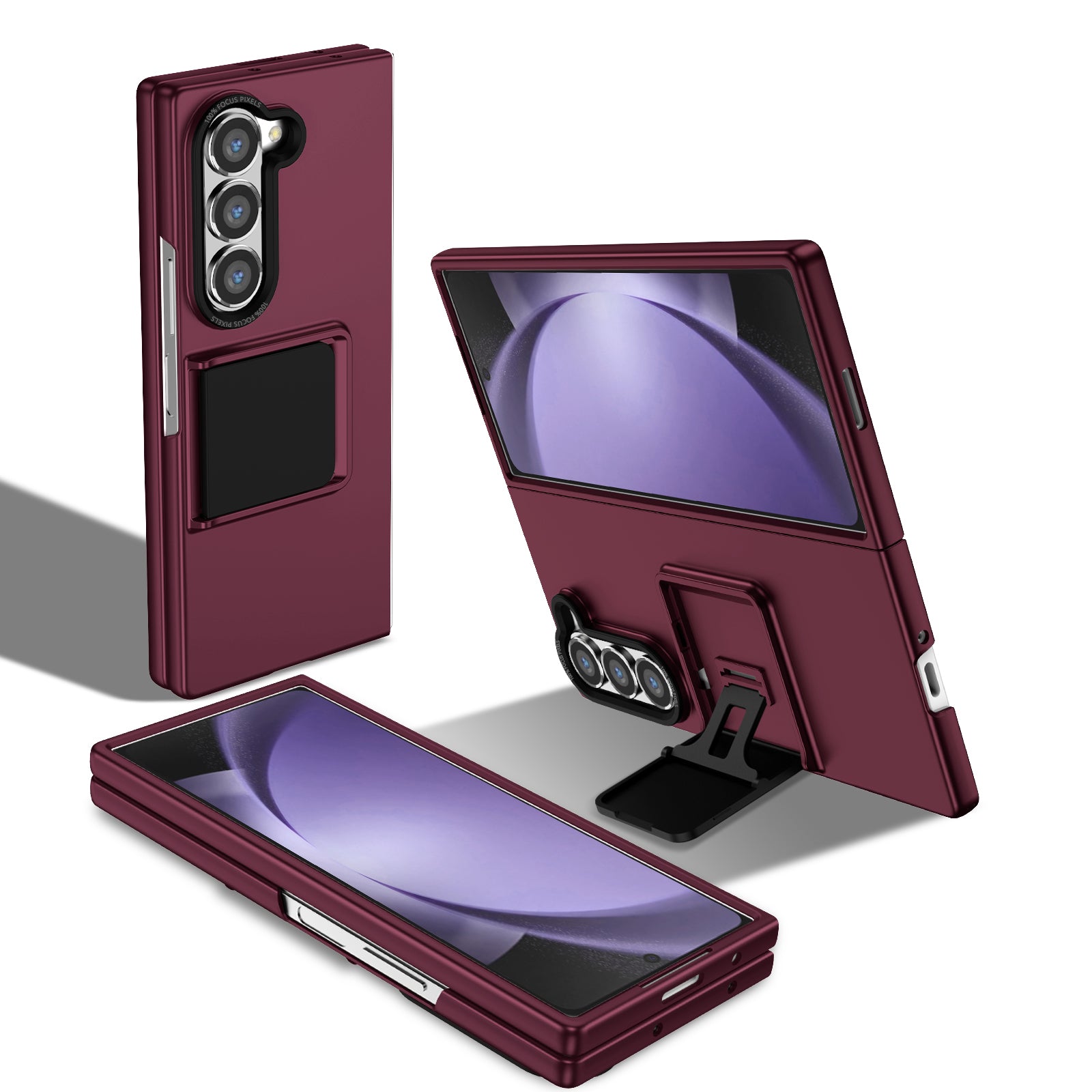 Galaxy Z Fold6 Hard Case Built-in kickstand Dual Protection