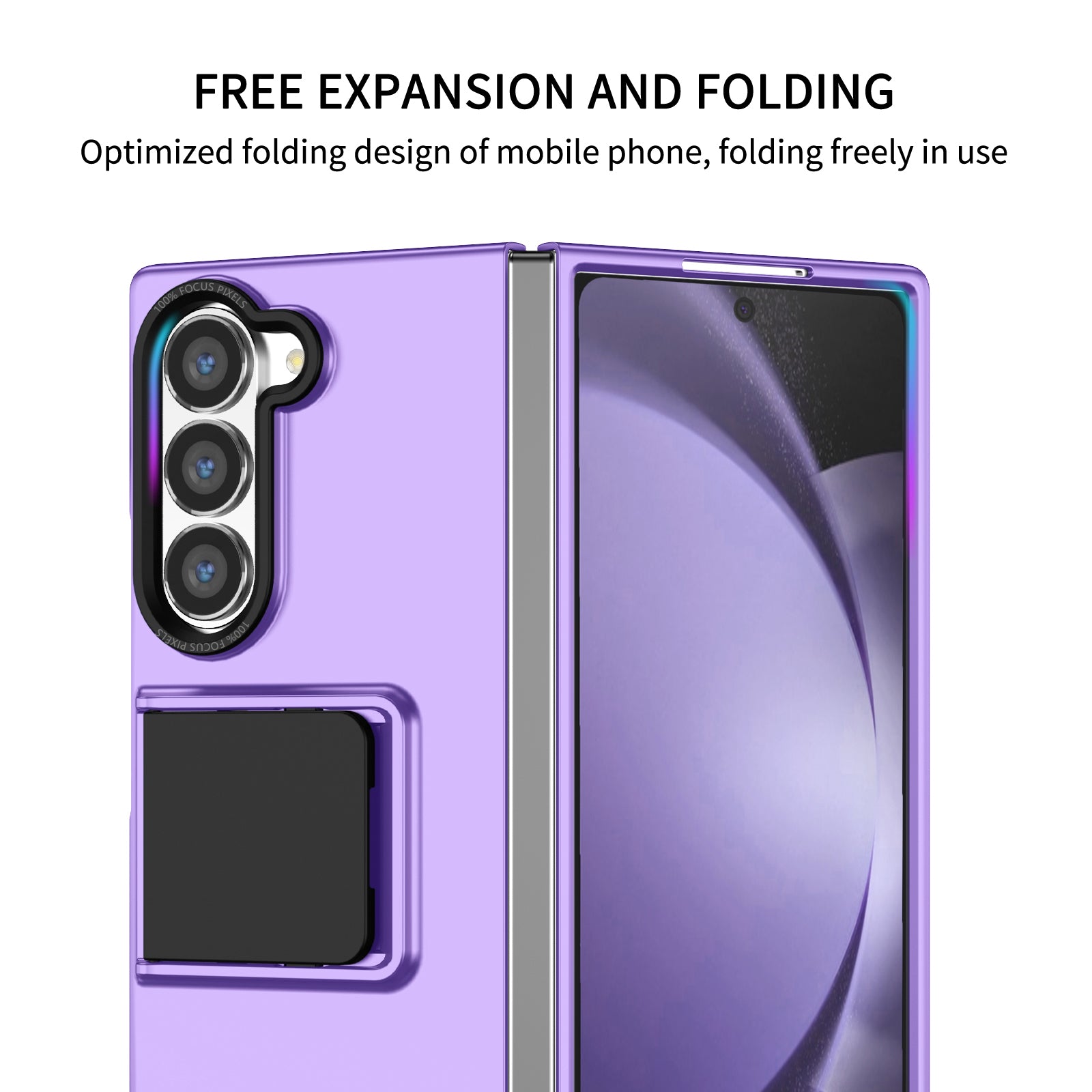 Galaxy Z Fold6 Hard Case Built-in kickstand Dual Protection
