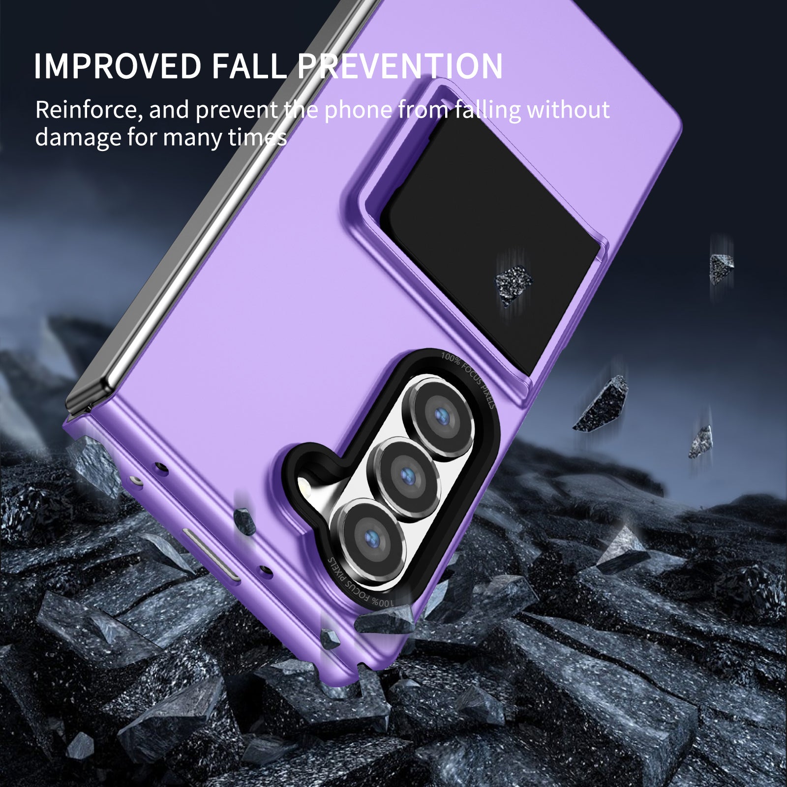 Galaxy Z Fold6 Hard Case Built-in kickstand Dual Protection