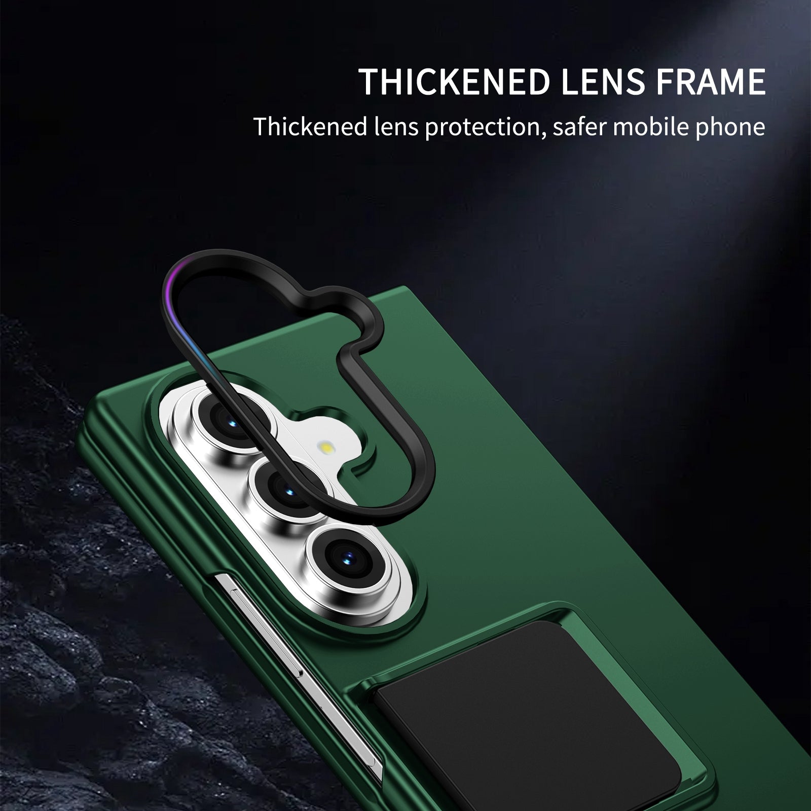 Galaxy Z Fold7 Hard Case Built-in kickstand Dual Protection