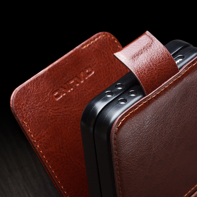 handmade-business-wallet-stand-galaxy-z-flip6-genuine-leather-case_4
