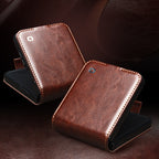 handmade-business-wallet-stand-galaxy-z-flip7-genuine-leather-case_7
