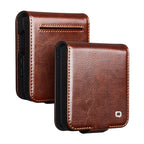 handmade-business-wallet-stand-galaxy-z-flip7-genuine-leather-case_9