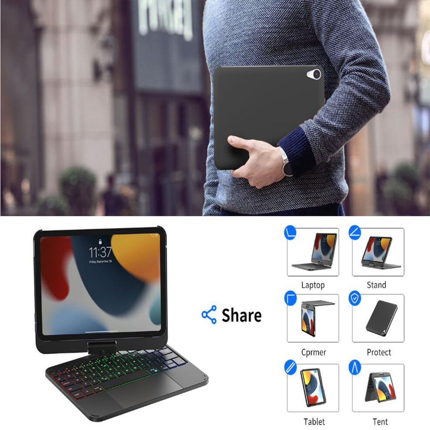 hard-clamshell-rotating-stand-ipad-mini-7-keyboard-case-9