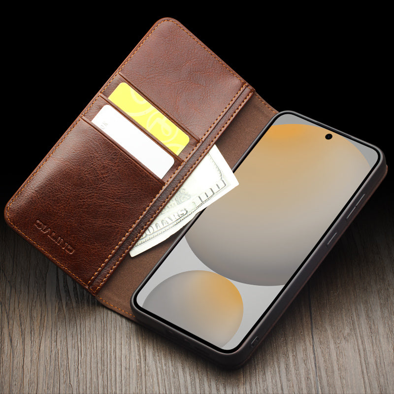 high-end-wallet-glossy-cowhide-galaxy-s24-fe-genuine-leather-case_4