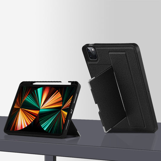 hinge-magnetic-folding-stand-clamshell-ipad-pro-11-2018-leather-cover_3