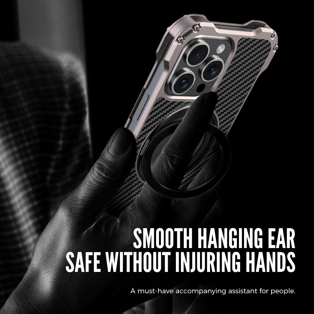 hollow-carbon-fiber-magnetic-ring-stand-iphone-16-pro-max-metal-case-2