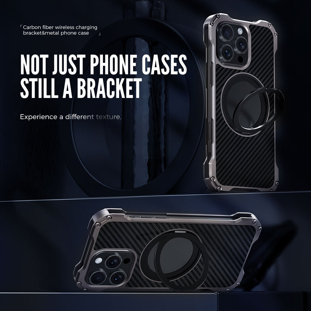 hollow-carbon-fiber-magnetic-ring-stand-iphone-16-pro-max-metal-case-4