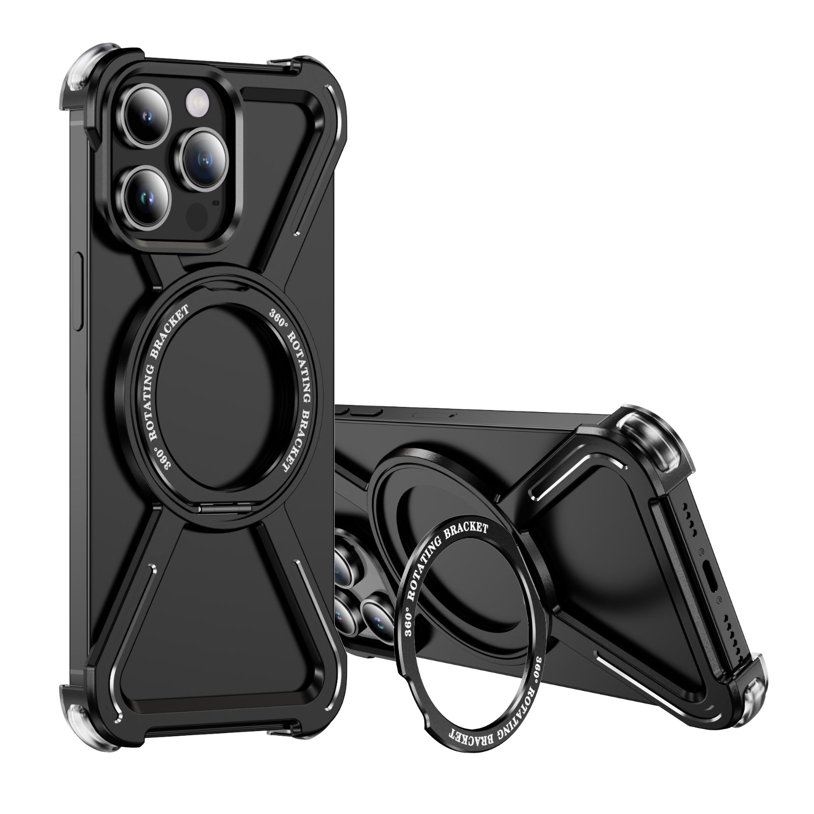hollow-titanium-alloy-armor-magnetic-iphone-14-pro-max-ring-stand-case_3