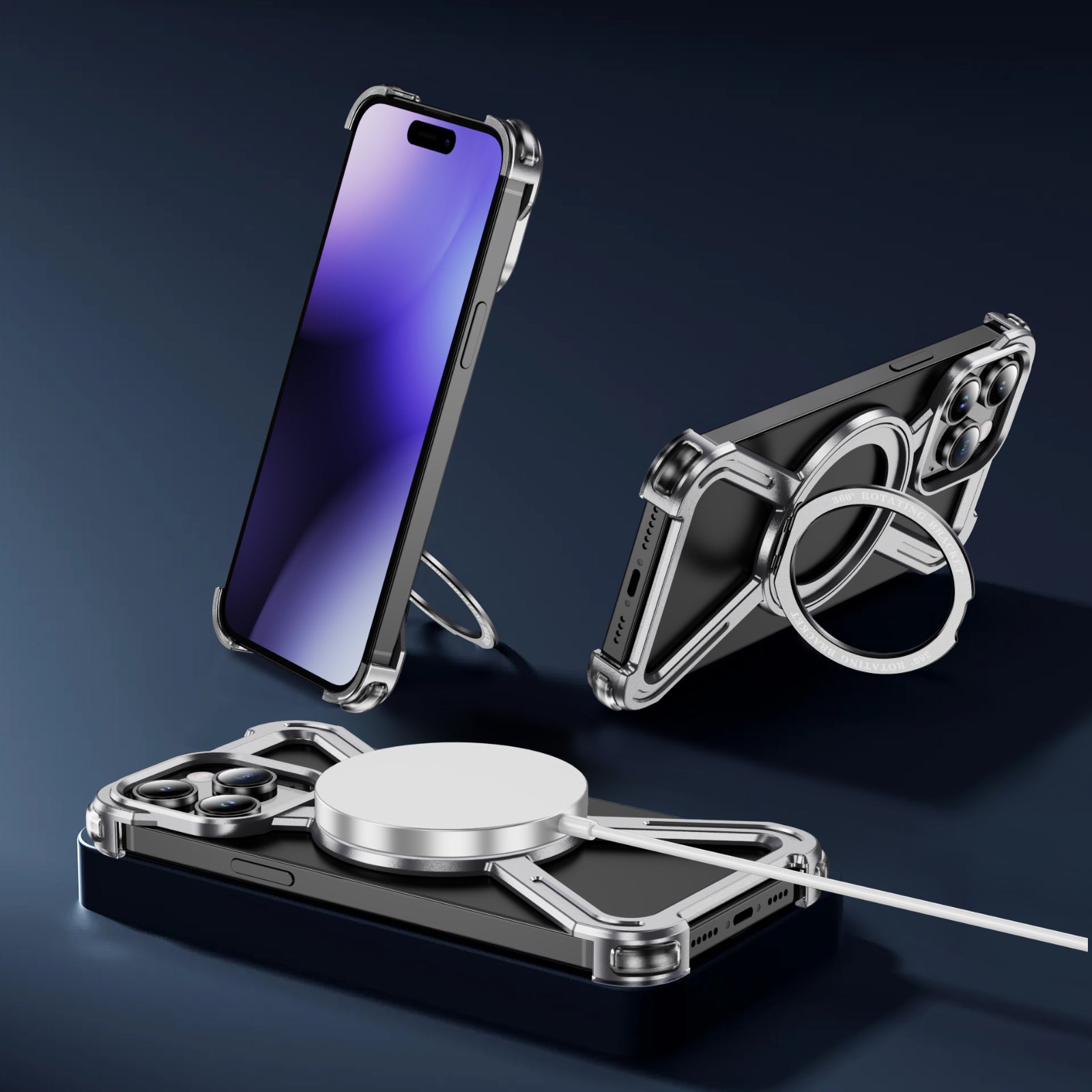 hollow-titanium-alloy-armor-magnetic-iphone-14-pro-max-ring-stand-case_7