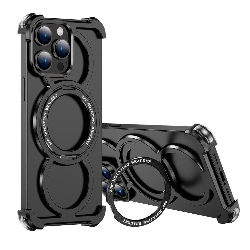 hollow-titanium-alloy-circle-iphone-13-pro-magnetic-ring-stand-case_3
