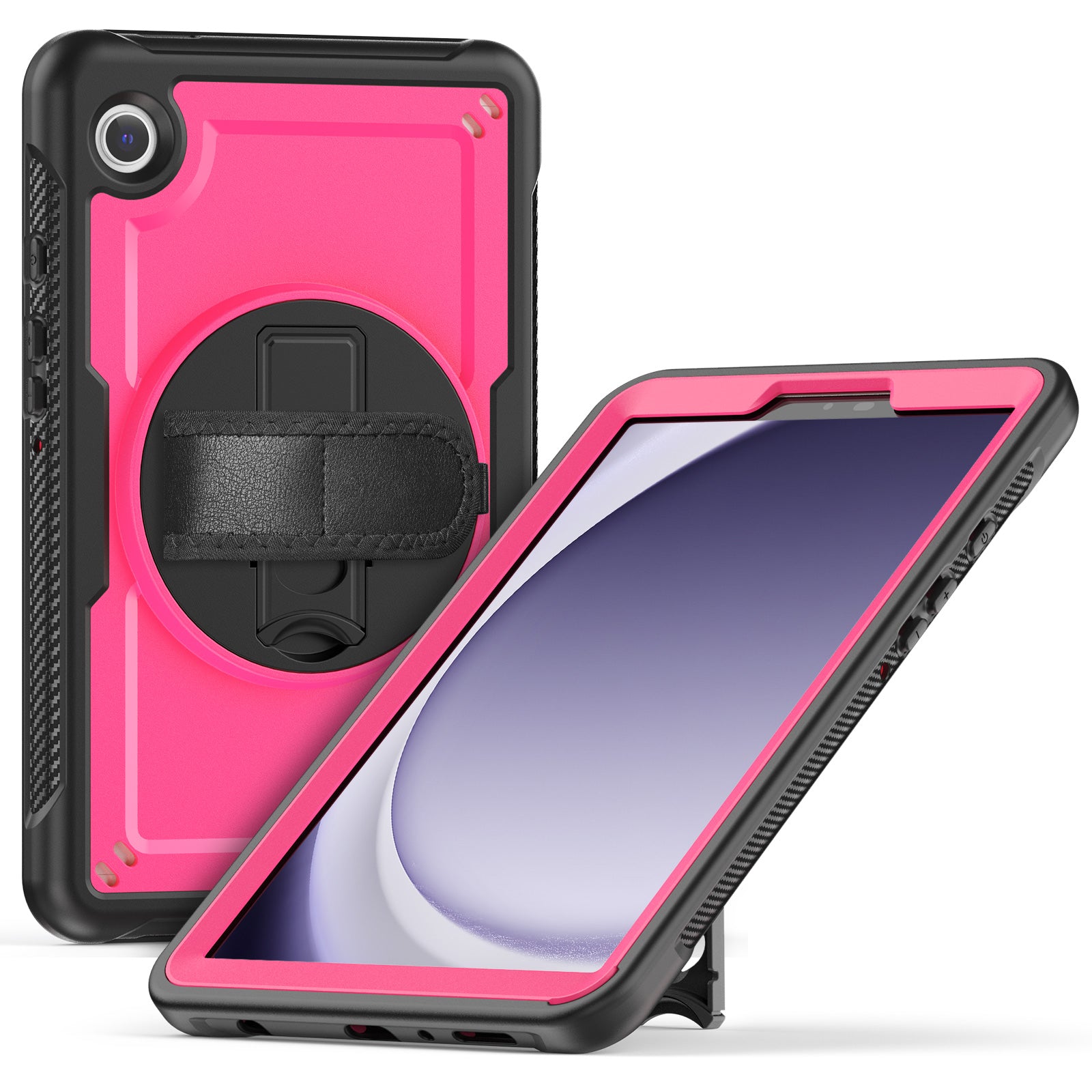 honeycomb-hand-holder-galaxy-tab-a11-case-rotatin