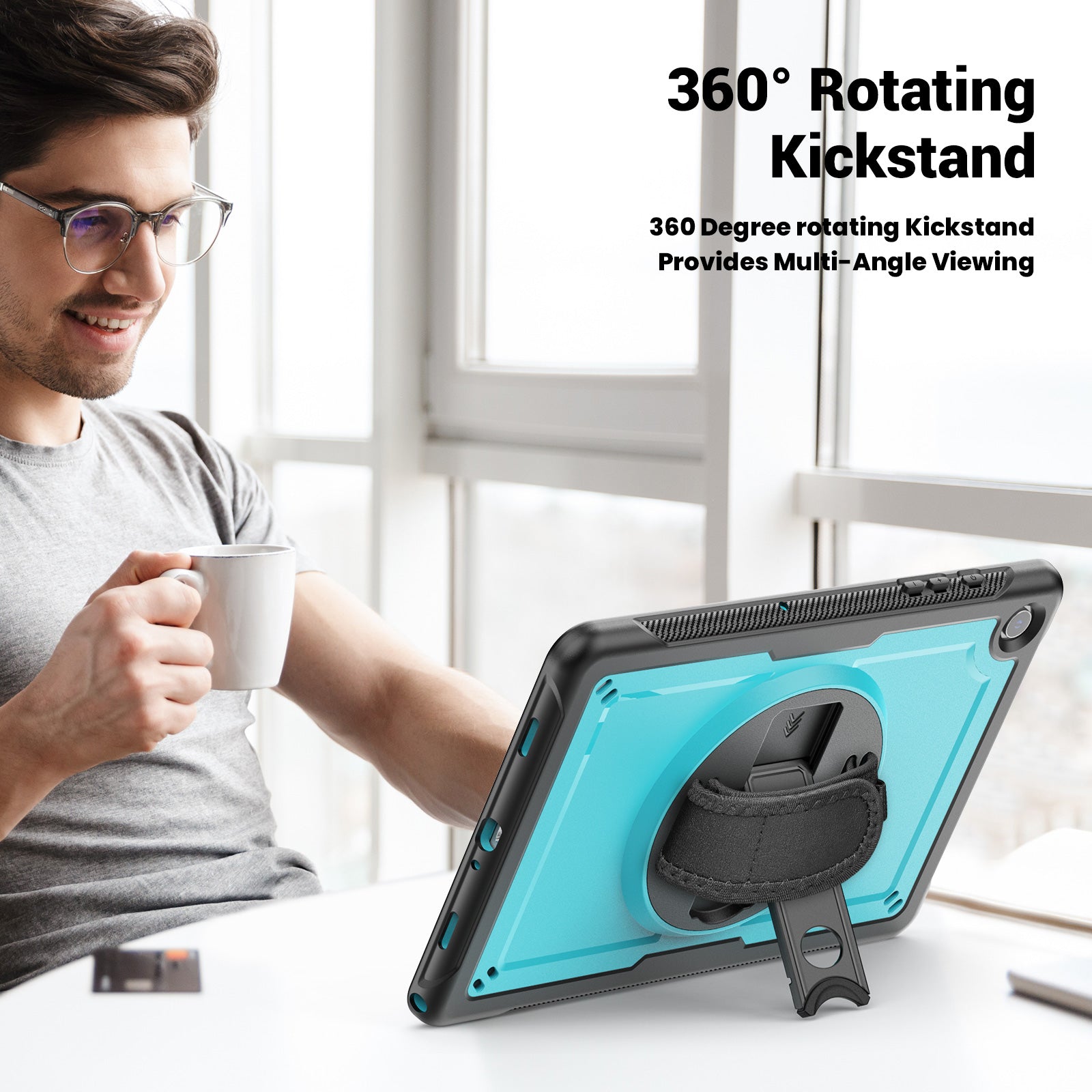 honeycomb-hand-holder-galaxy-tab-a11-plus-case-rotating-stand_4