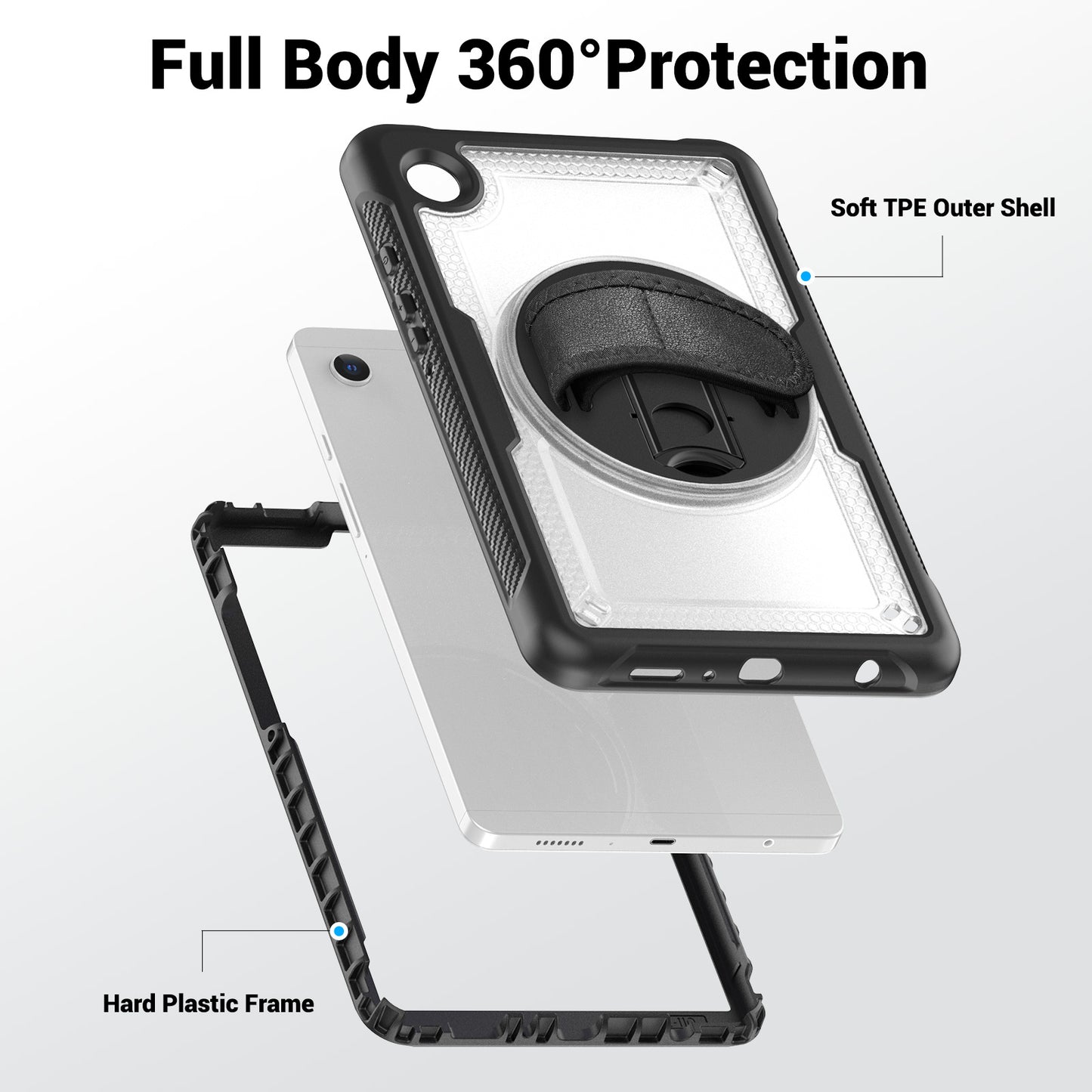 honeycomb-hand-holder-galaxy-tab-a9-case-rotating-stand_2