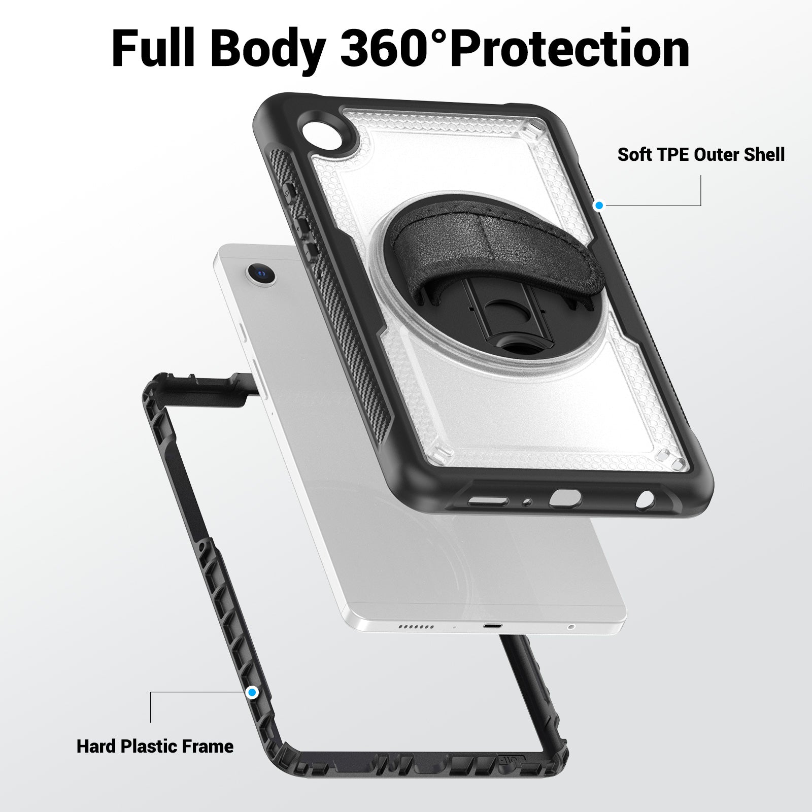 honeycomb-hand-holder-galaxy-tab-a9-case-rotating-stand_2