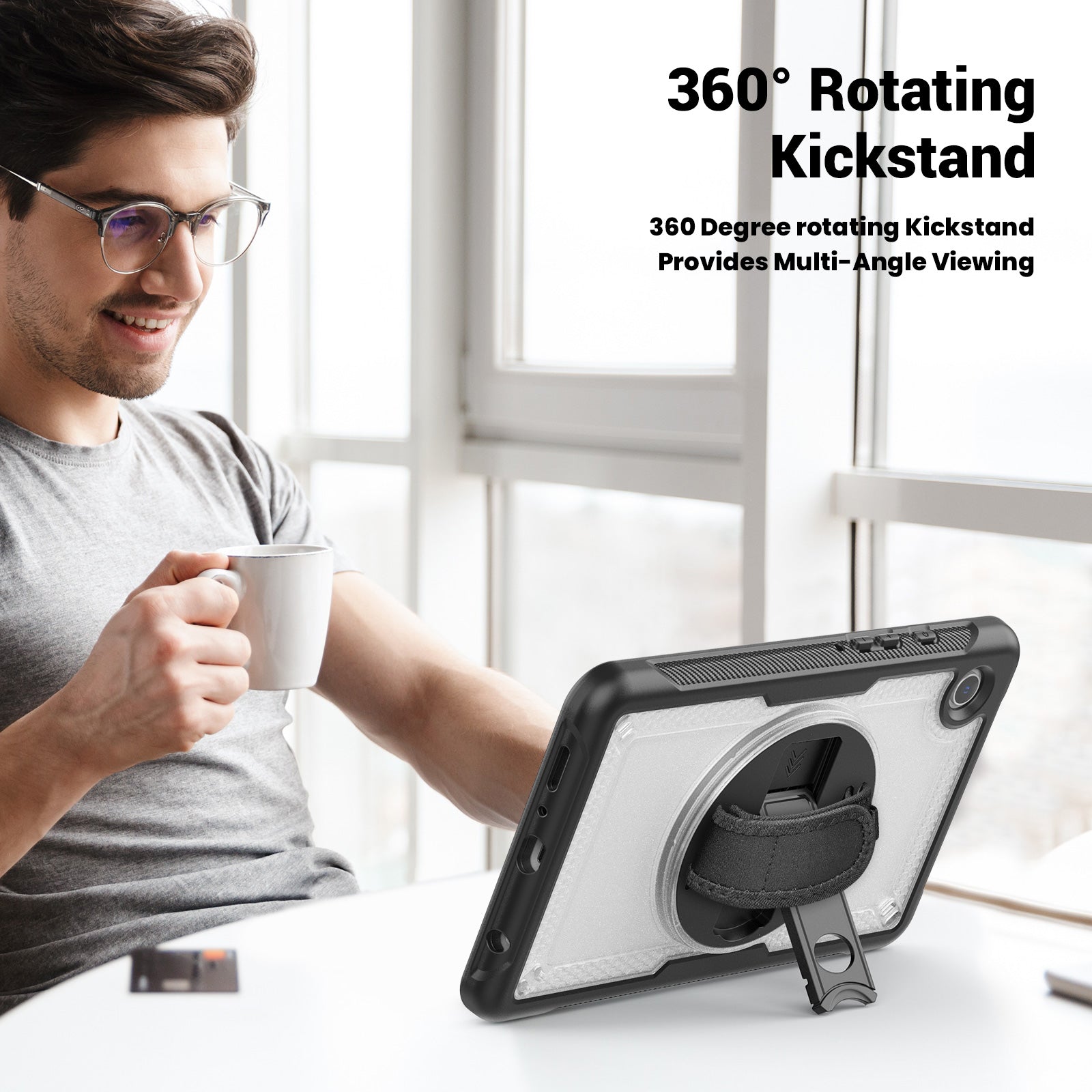 honeycomb-hand-holder-galaxy-tab-a9-case-rotating-stand_4