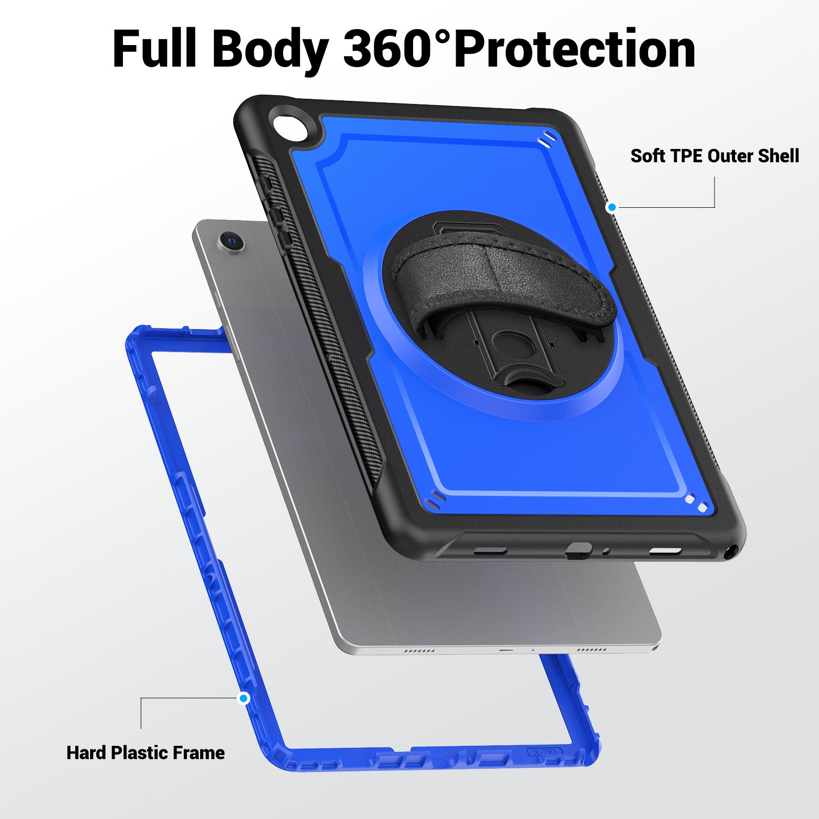 honeycomb-hand-holder-galaxy-tab-a9-plus-case-rotating-stand_2