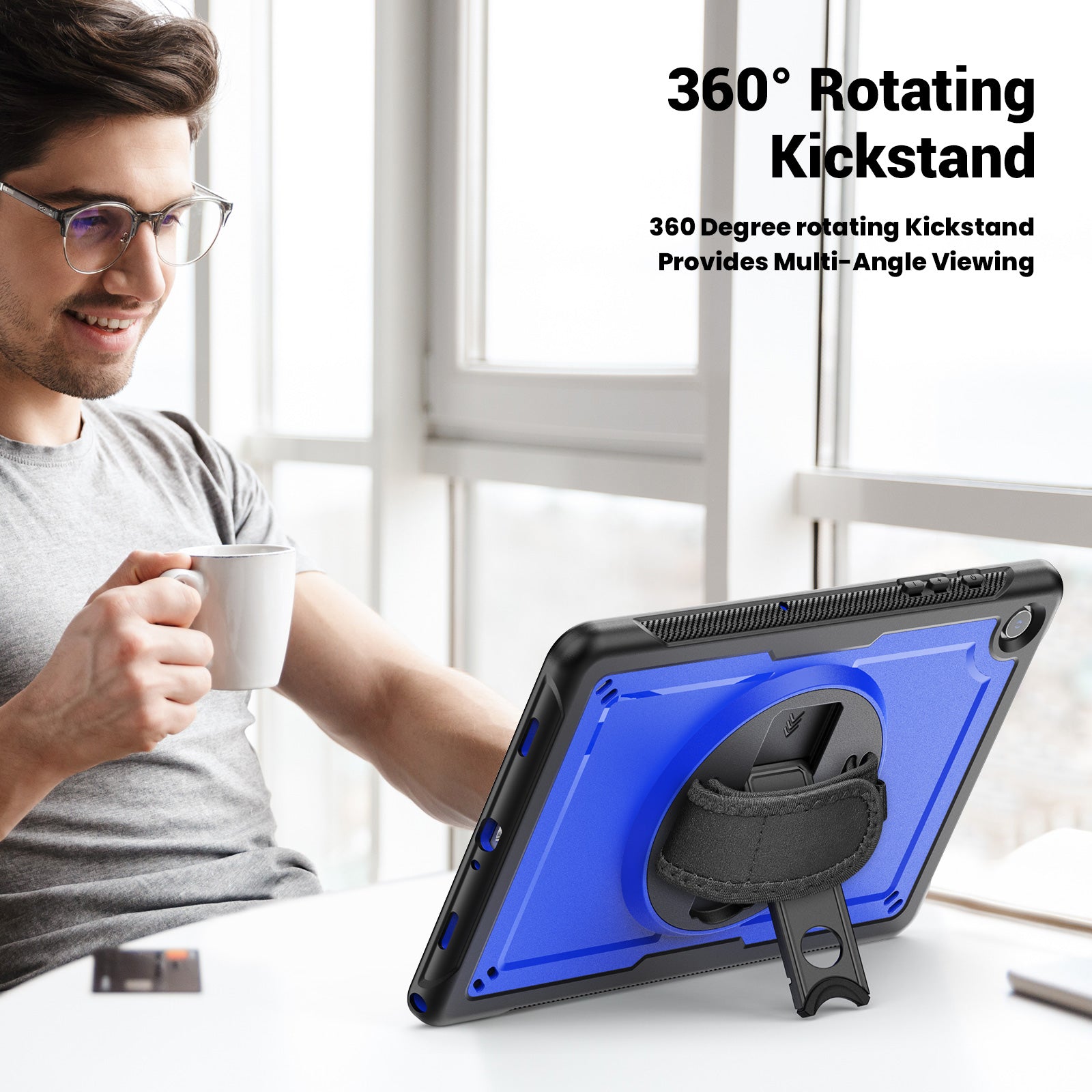 honeycomb-hand-holder-galaxy-tab-a9-plus-case-rotating-stand_4