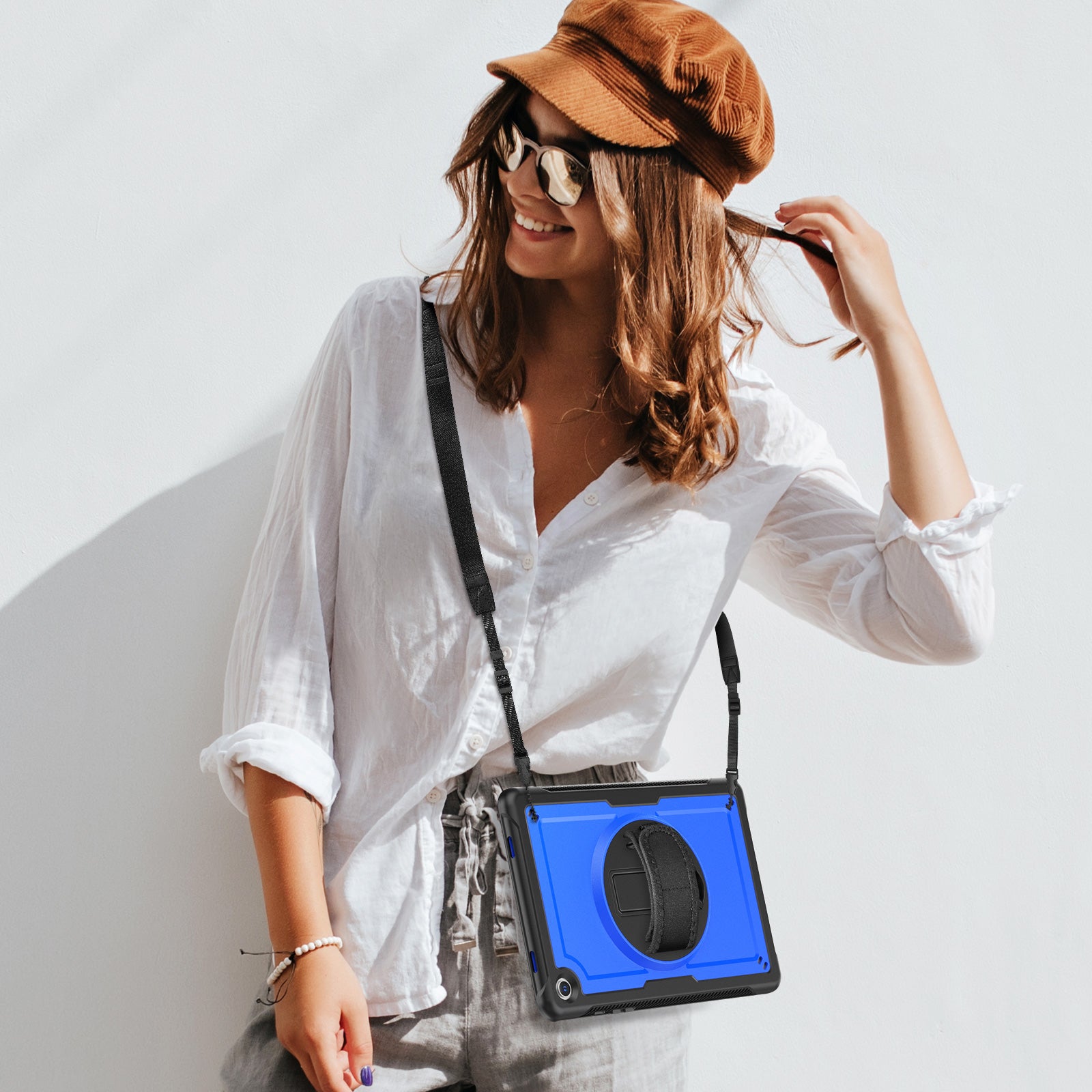 honeycomb-hand-holder-galaxy-tab-a9-plus-case-rotating-stand_5