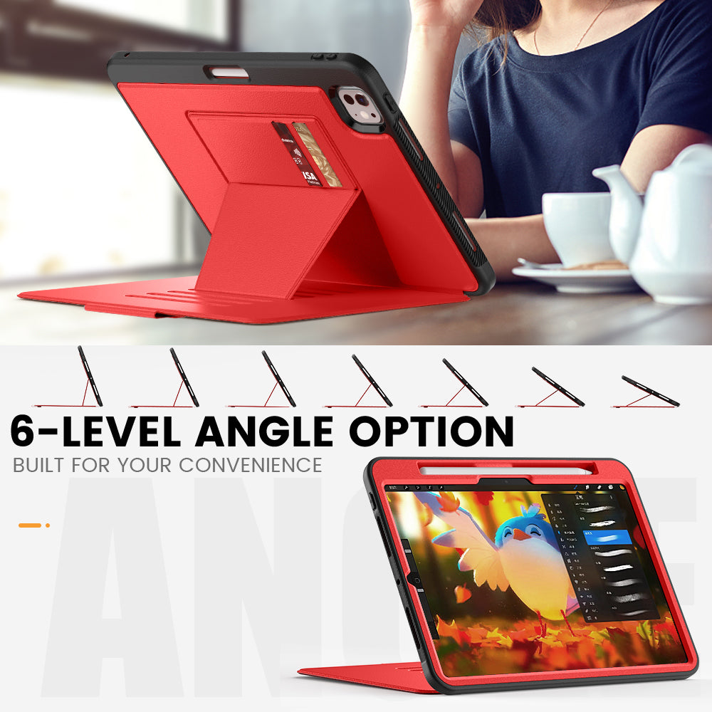 honeycomb-leather-wallet-stand-ipad-pro-11-2020-smart-cover_2