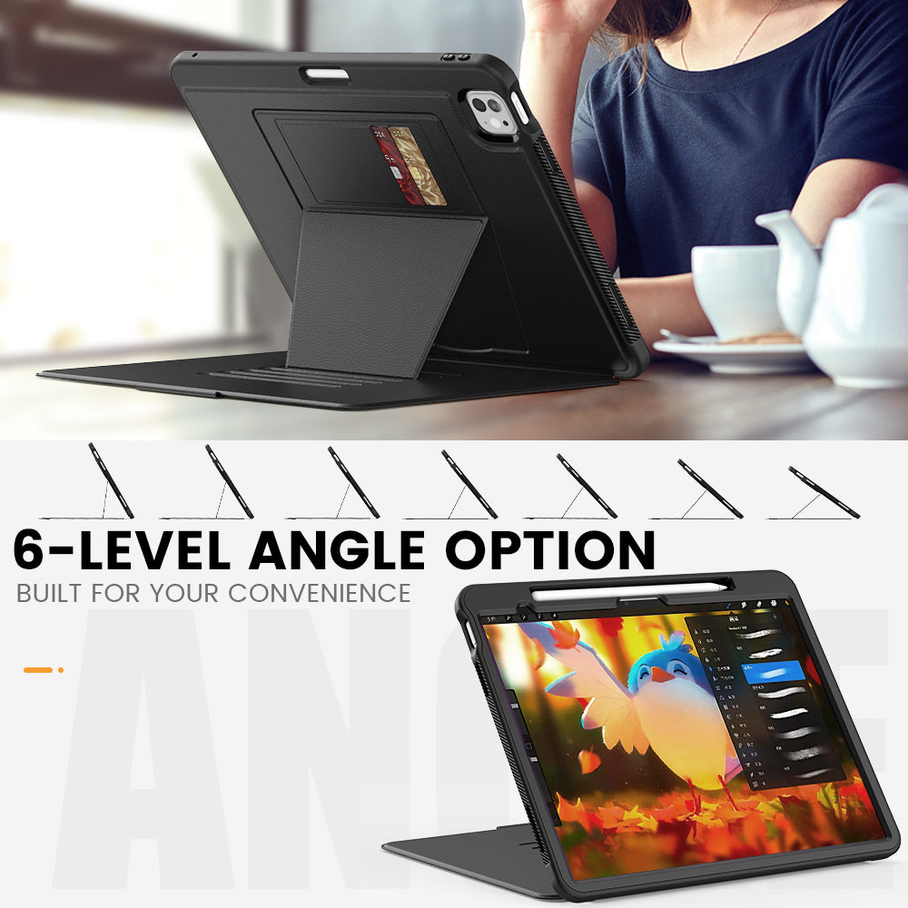 honeycomb-leather-wallet-stand-ipad-pro-12-9-2018-smart-cover_2