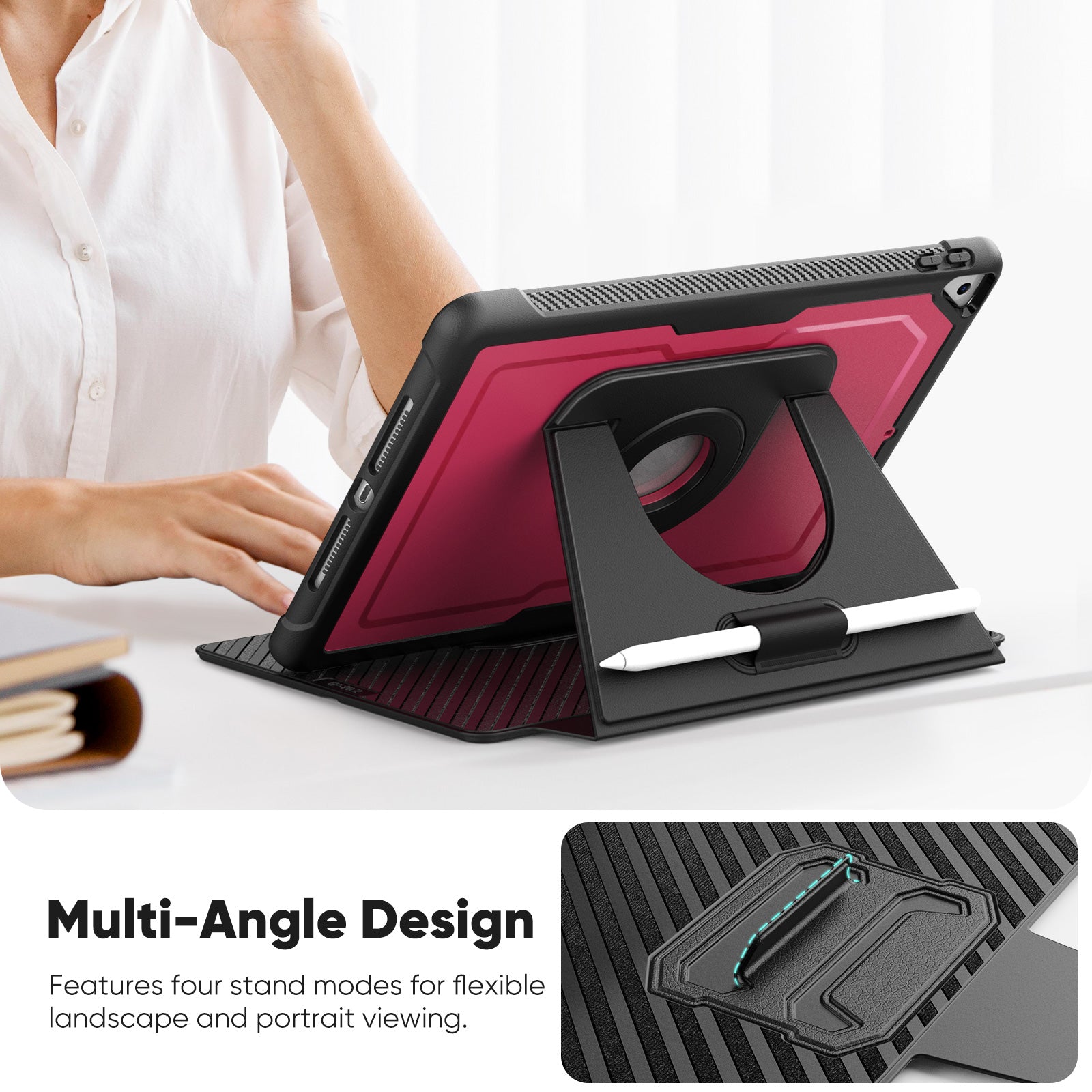 honeycomb-magnetic-rotating-stand-ipad-9-leather-case_4