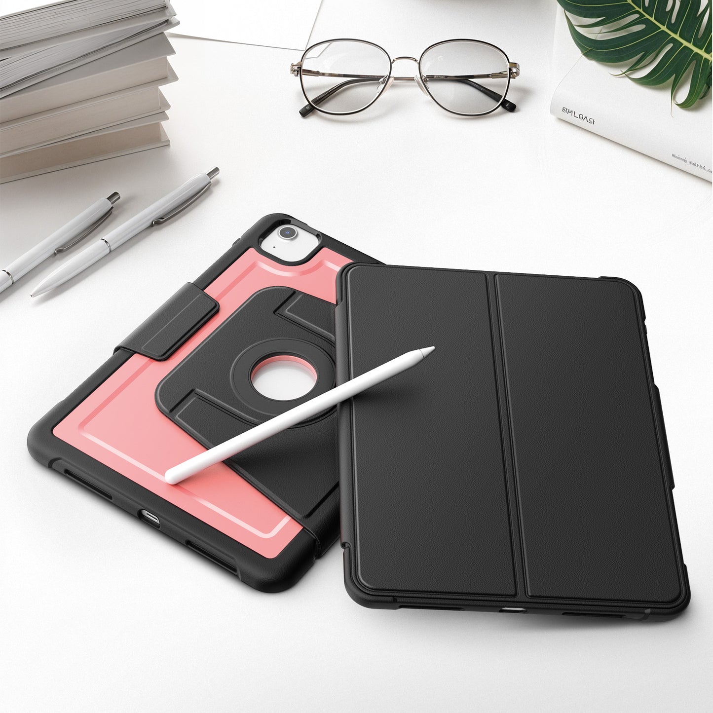 honeycomb-magnetic-rotating-stand-ipad-air-11-2024-leather-case_8