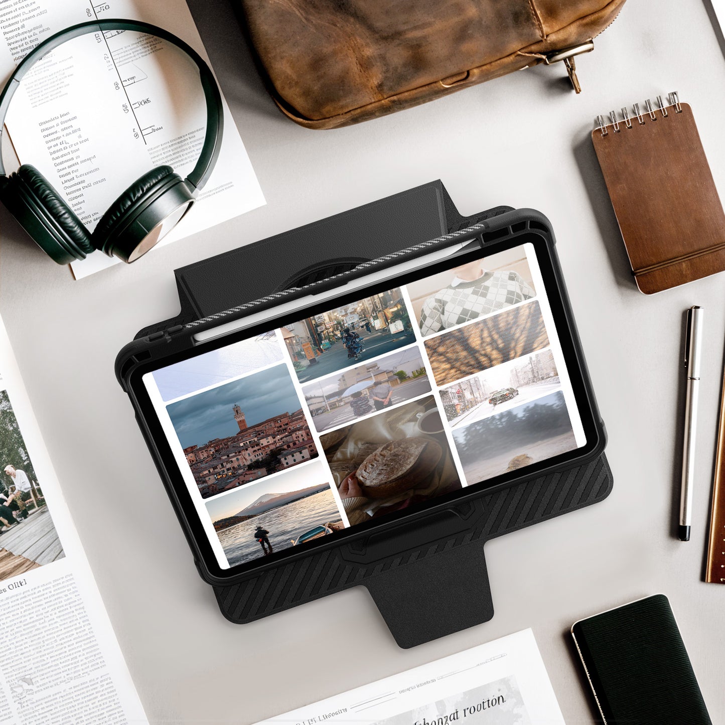 honeycomb-magnetic-rotating-stand-ipad-air-11-2025-leather-case_9