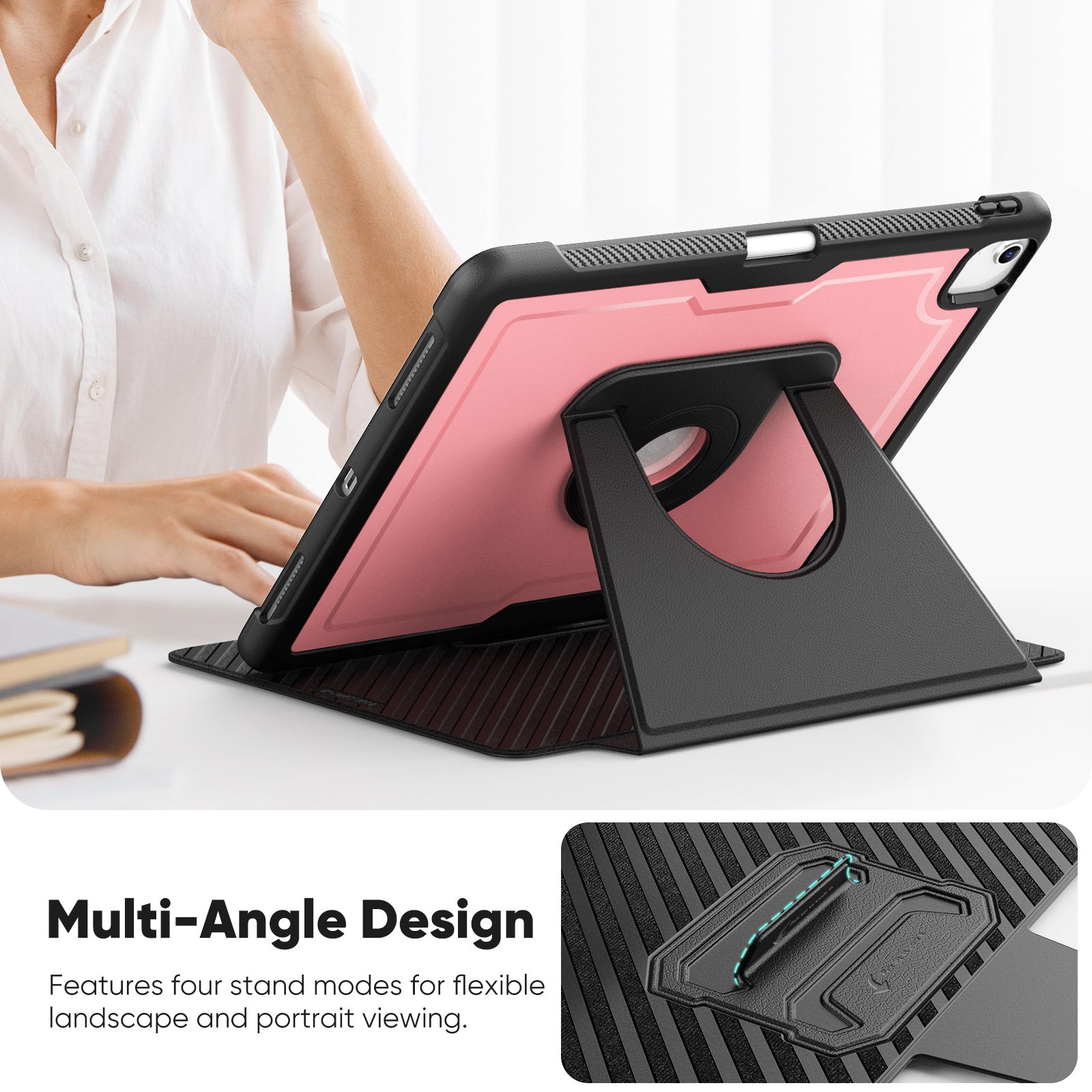 honeycomb-magnetic-rotating-stand-ipad-air-13-2024-leather-case_5