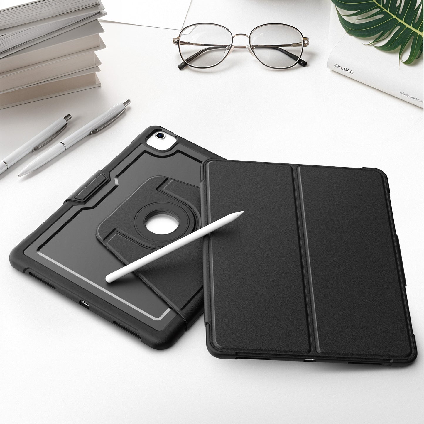 honeycomb-magnetic-rotating-stand-ipad-air-13-2025-leather-case_10