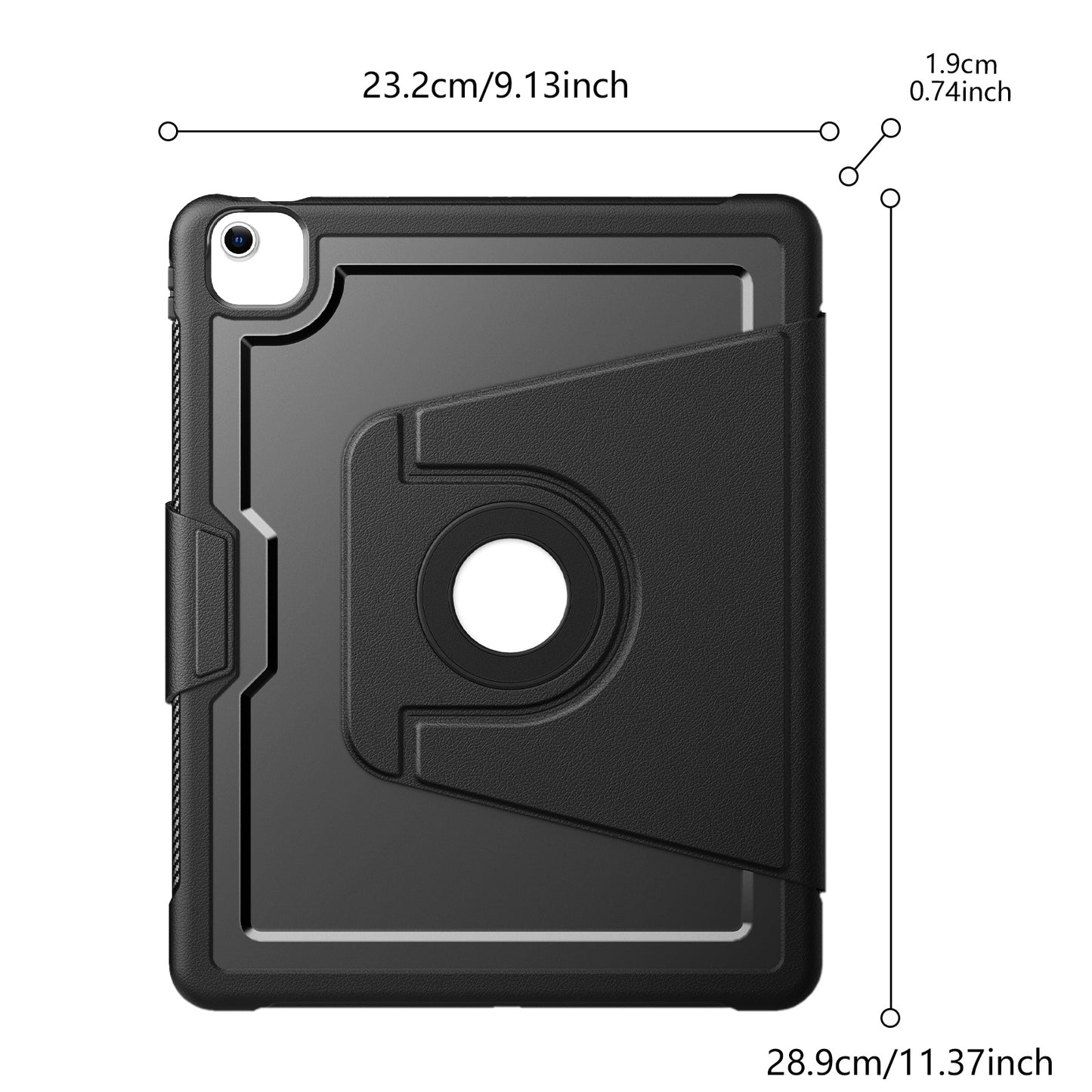 honeycomb-magnetic-rotating-stand-ipad-air-13-2025-leather-case_17