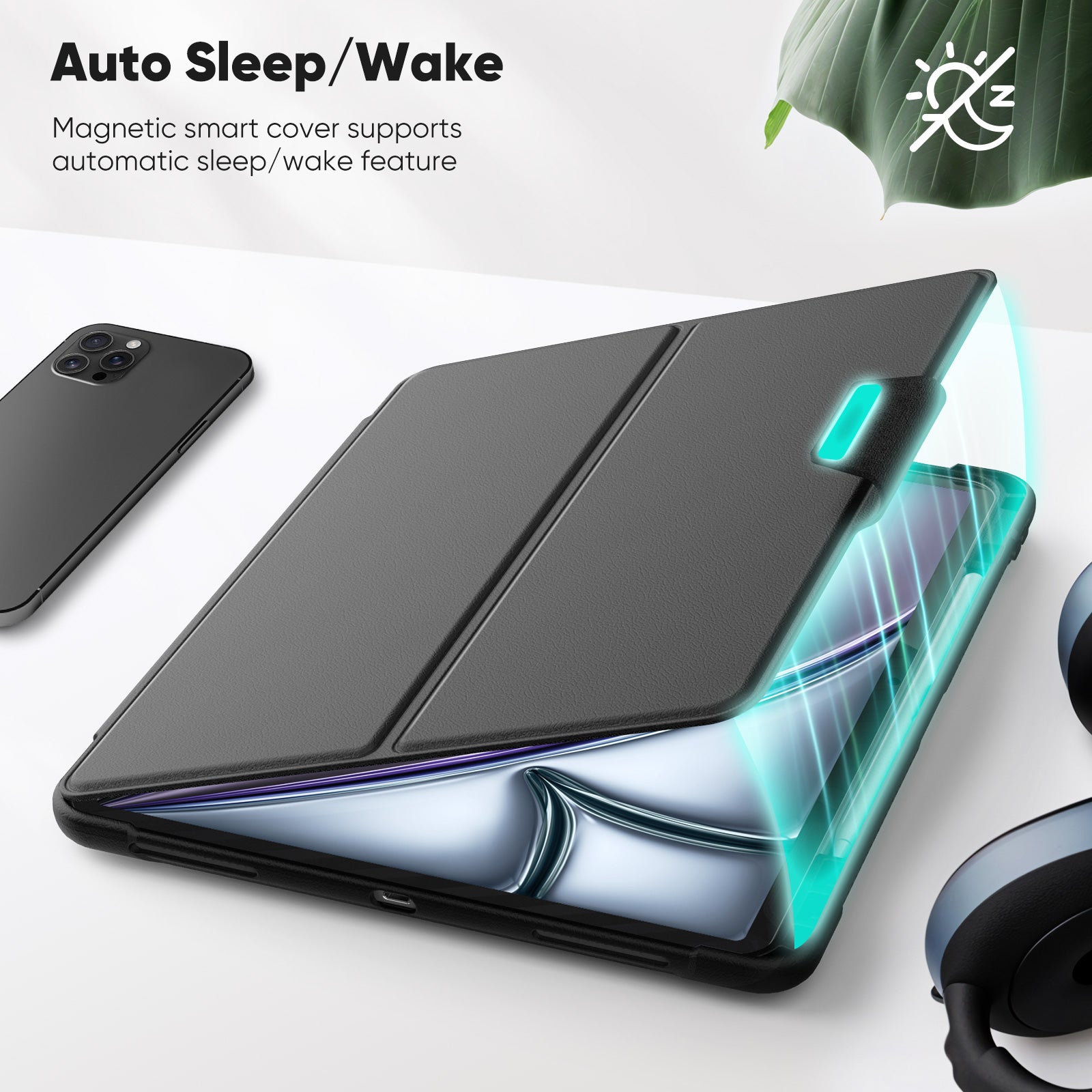 honeycomb-magnetic-rotating-stand-ipad-air-13-2025-leather-case_2