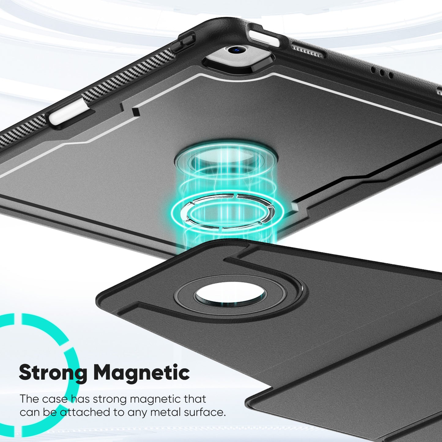 honeycomb-magnetic-rotating-stand-ipad-air-13-2025-leather-case_4