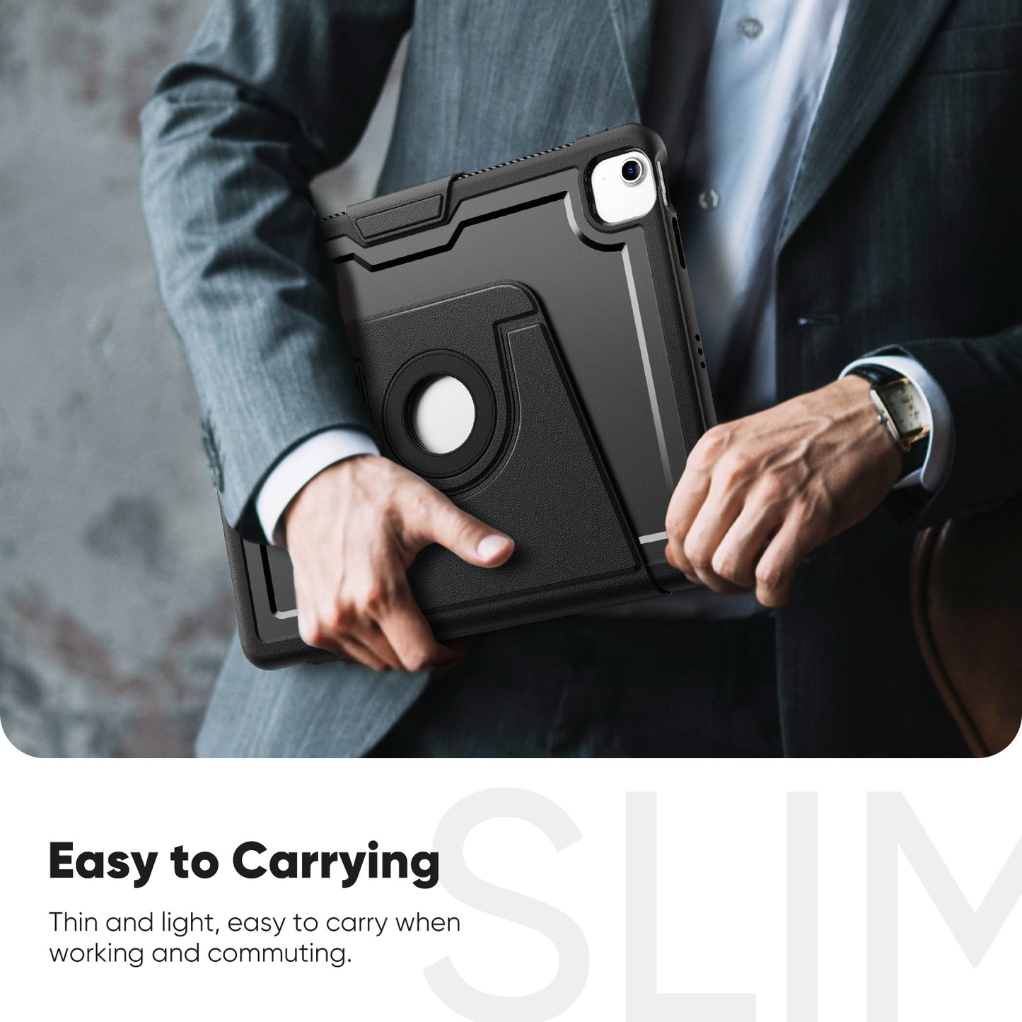 honeycomb-magnetic-rotating-stand-ipad-air-13-2025-leather-case_7