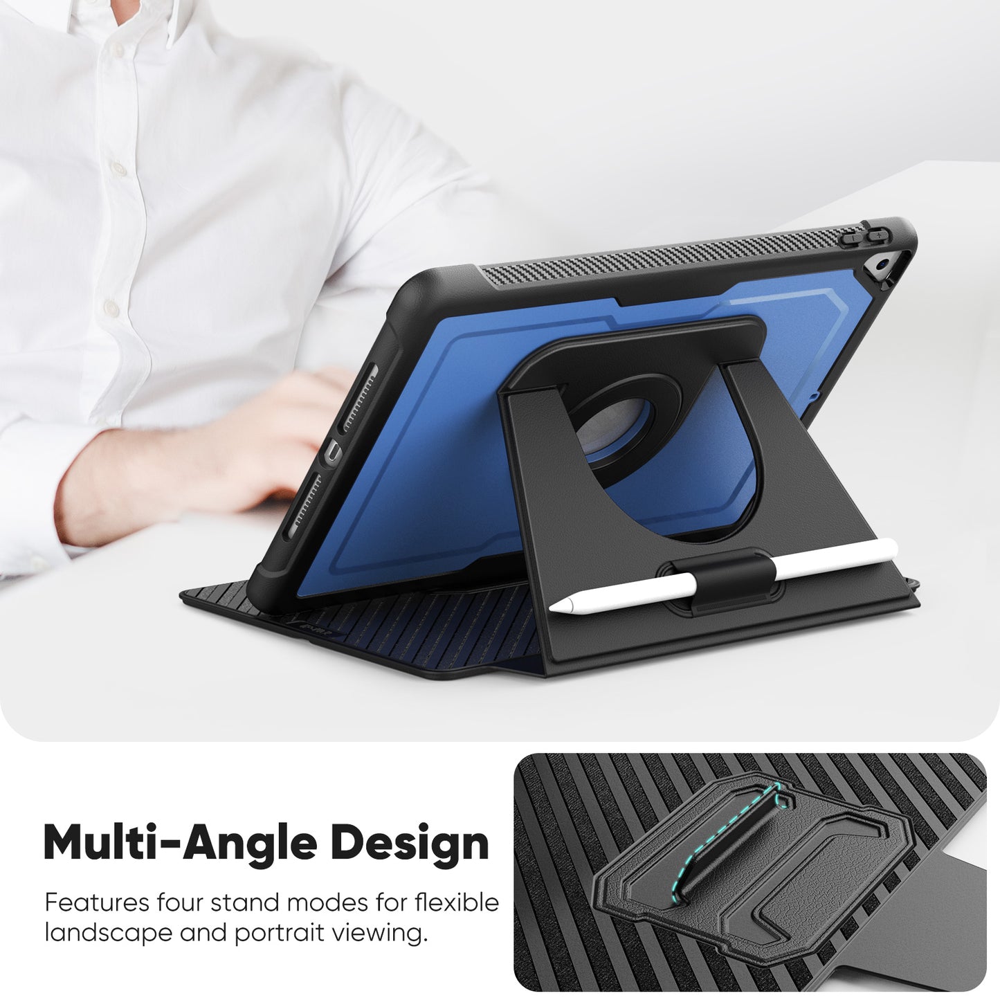 honeycomb-magnetic-rotating-stand-ipad-air-3-leather-case_4