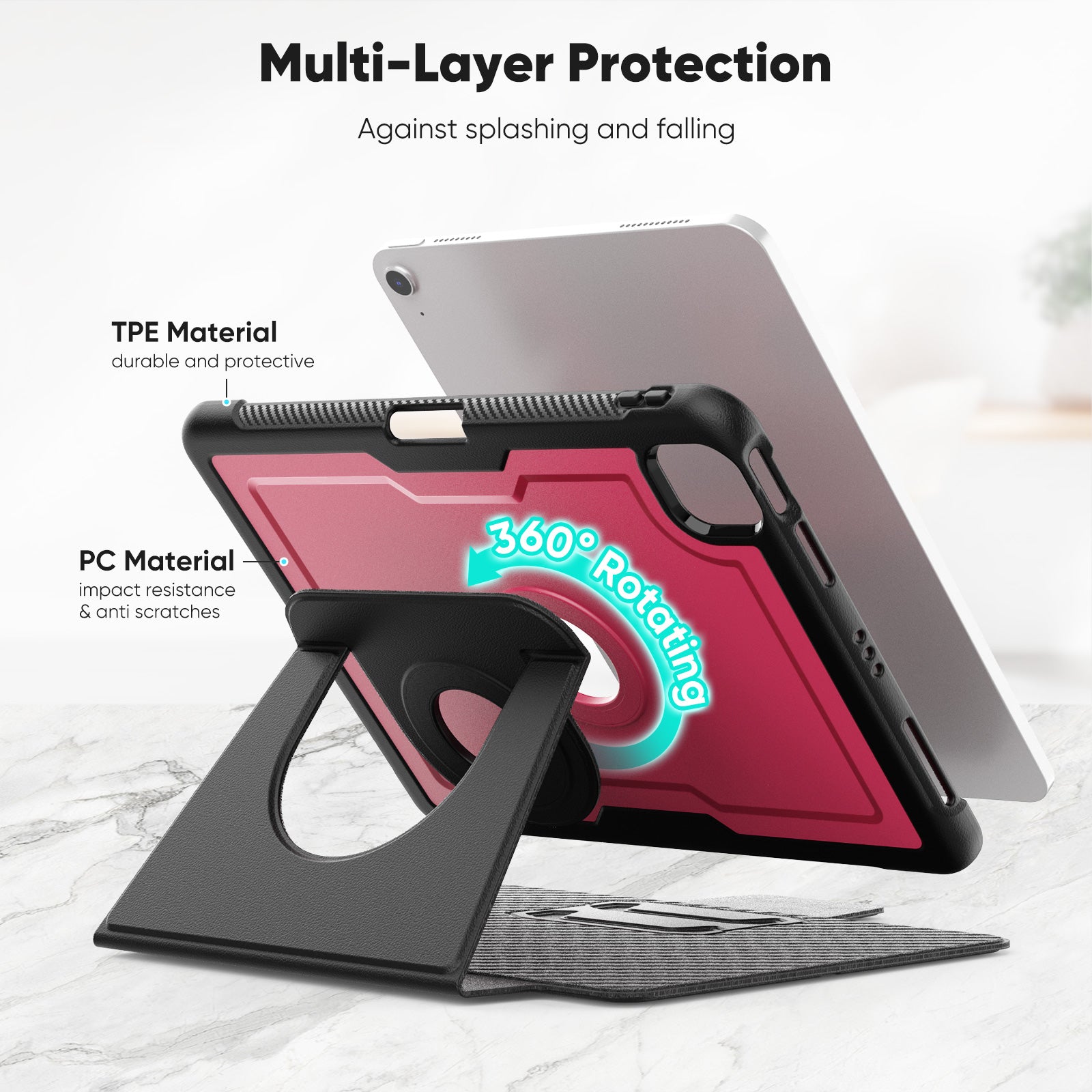 honeycomb-magnetic-rotating-stand-ipad-air-4-leather-case_3