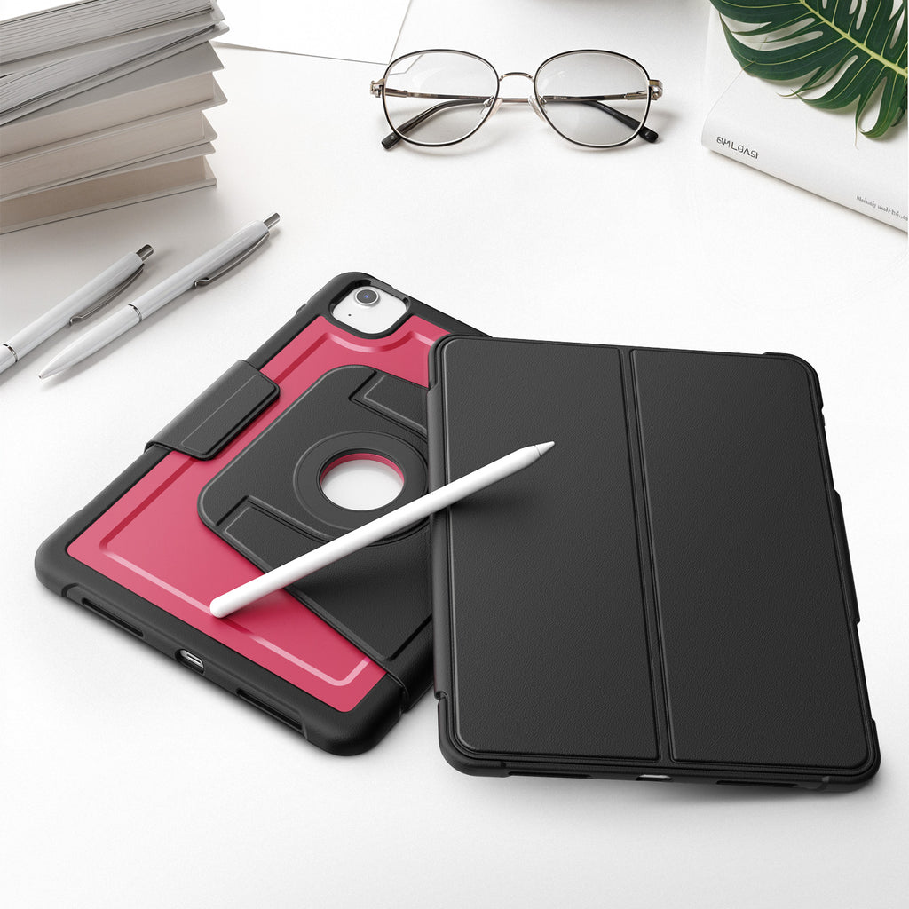 honeycomb-magnetic-rotating-stand-ipad-air-4-leather-case_8