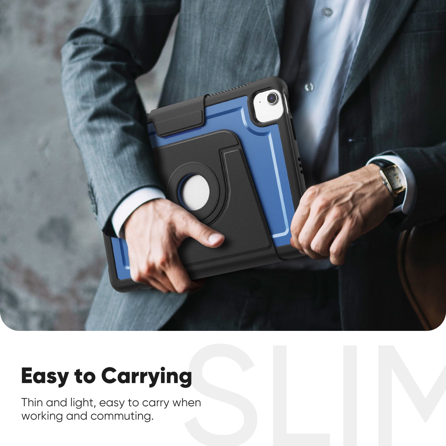 honeycomb-magnetic-rotating-stand-ipad-air-5-leather-case_5