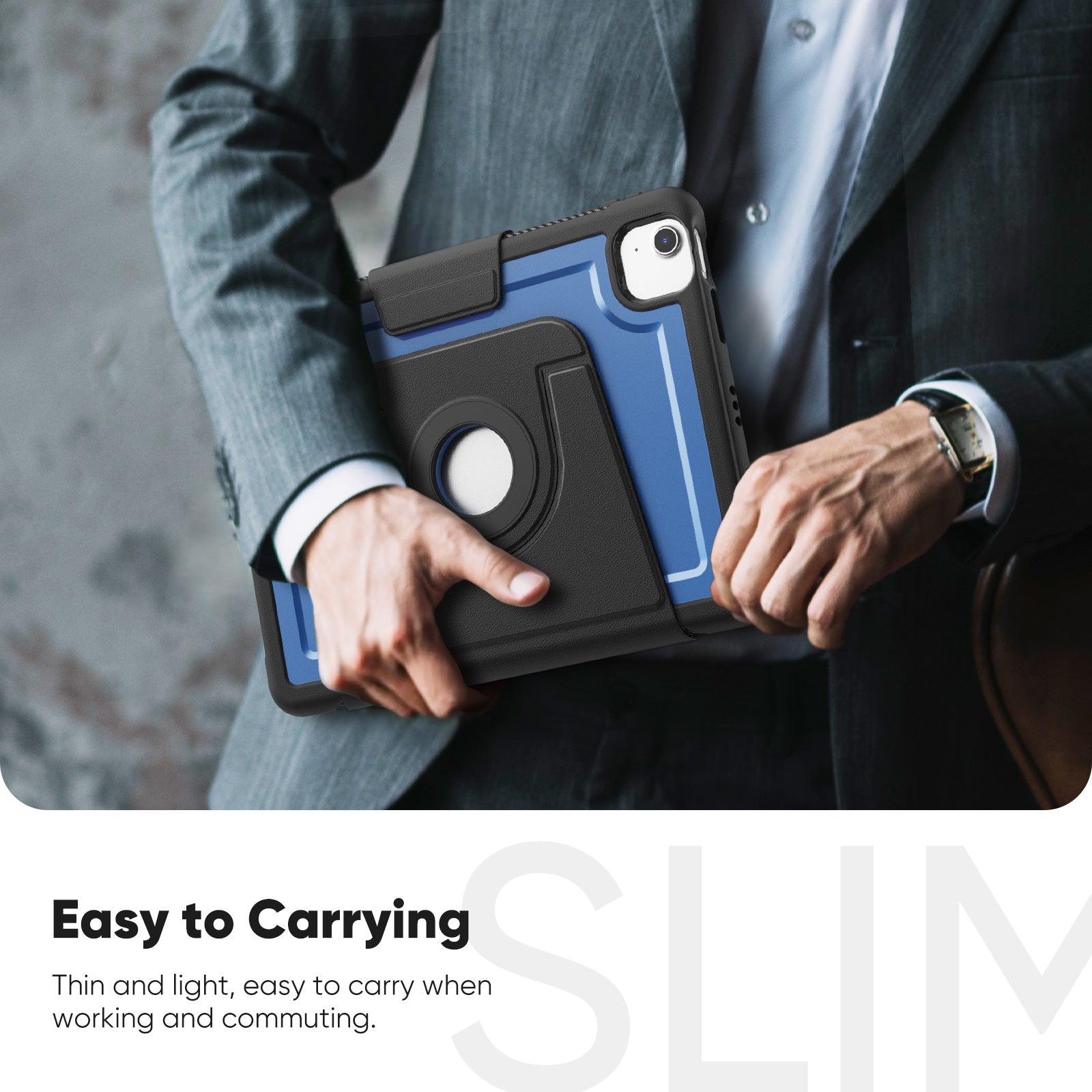 honeycomb-magnetic-rotating-stand-ipad-air-5-leather-case_5