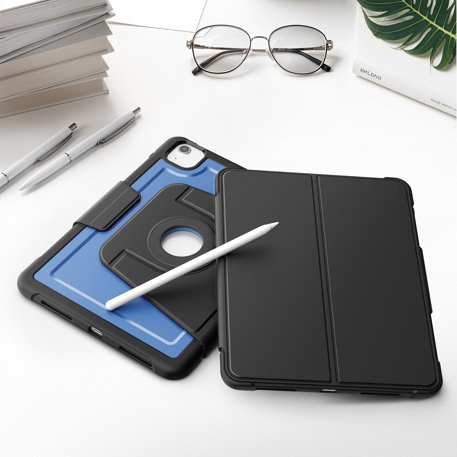 honeycomb-magnetic-rotating-stand-ipad-air-5-leather-case_8