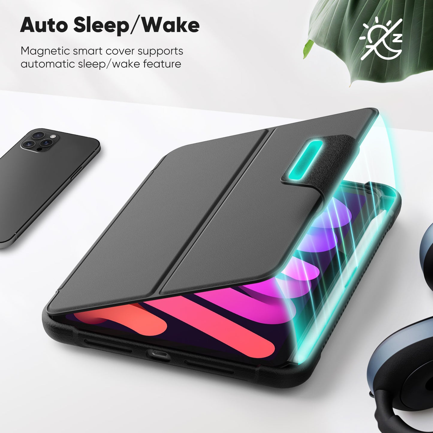 honeycomb-magnetic-rotating-stand-ipad-mini-6-leather-case_2