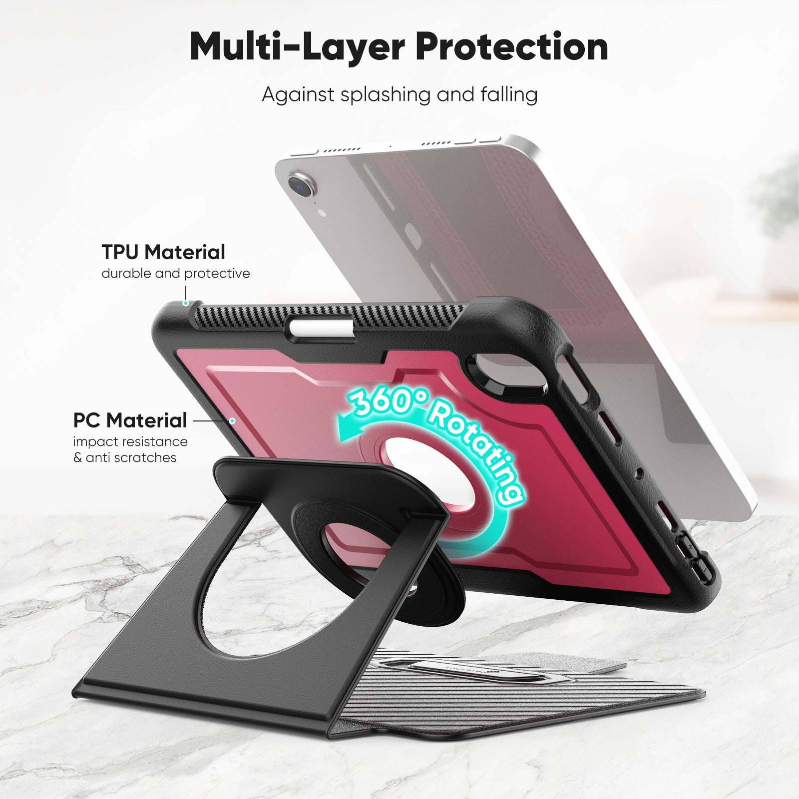 honeycomb-magnetic-rotating-stand-ipad-mini-6-leather-case_3