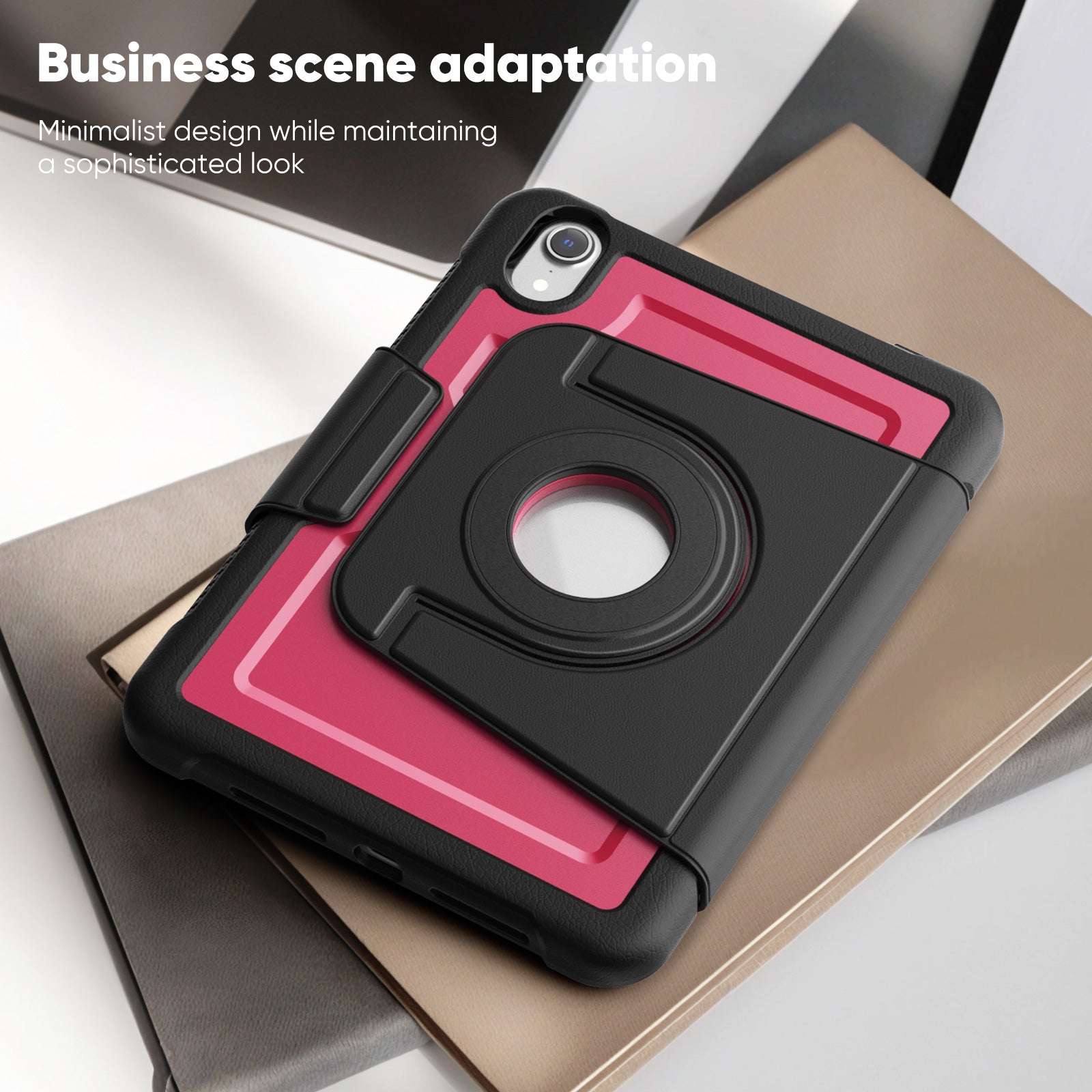 honeycomb-magnetic-rotating-stand-ipad-mini-6-leather-case_8