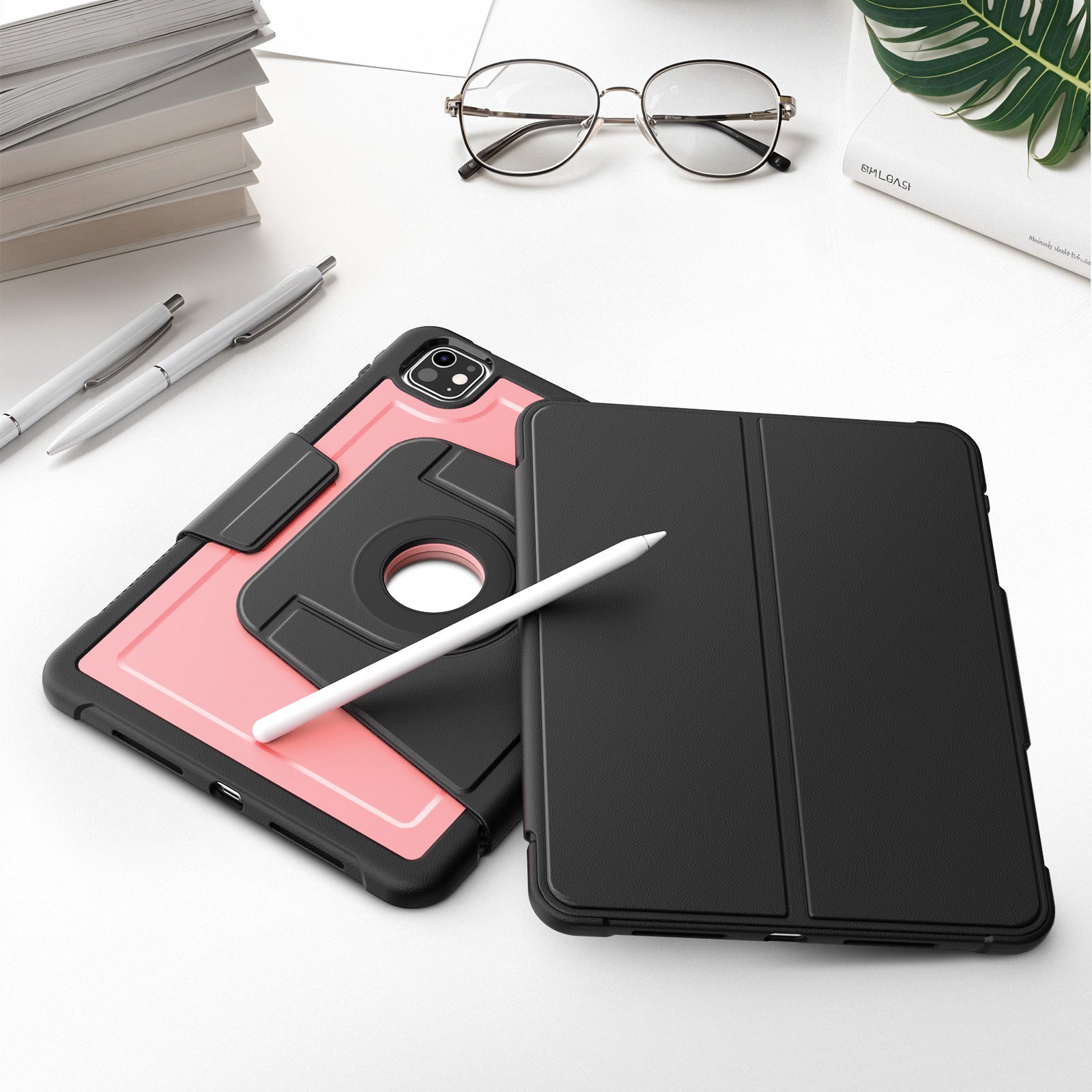 honeycomb-magnetic-rotating-stand-ipad-pro-11-2018-leather-case_8