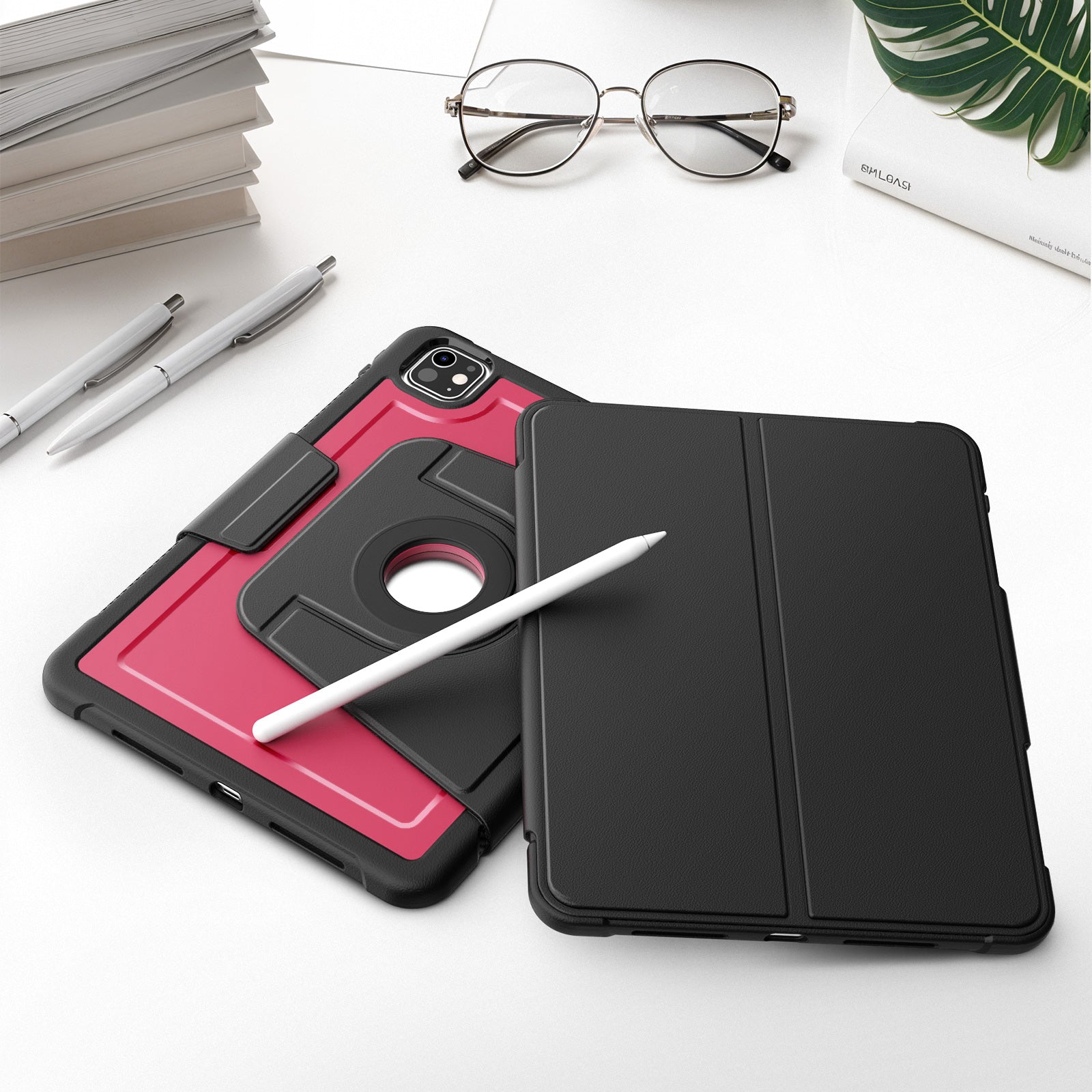 honeycomb-magnetic-rotating-stand-ipad-pro-11-2021-leather-case_8